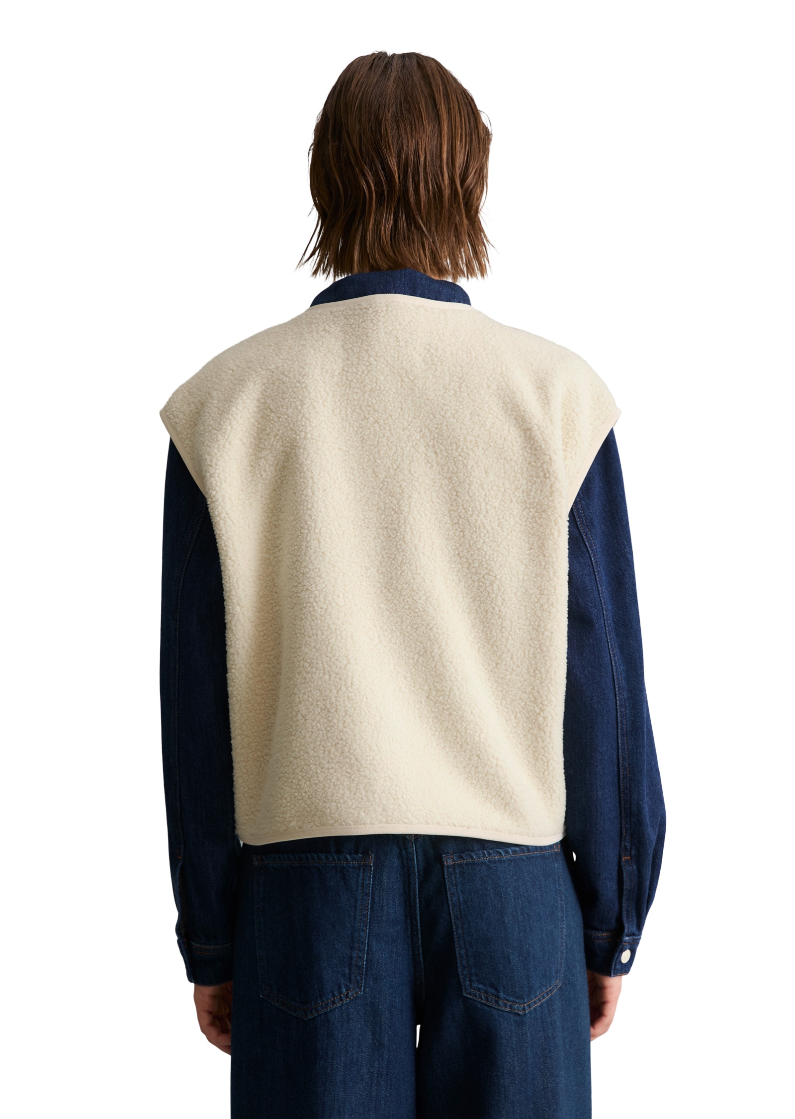 Marc O'Polo DENIM Sweatweste »aus recyceltem Polyester«