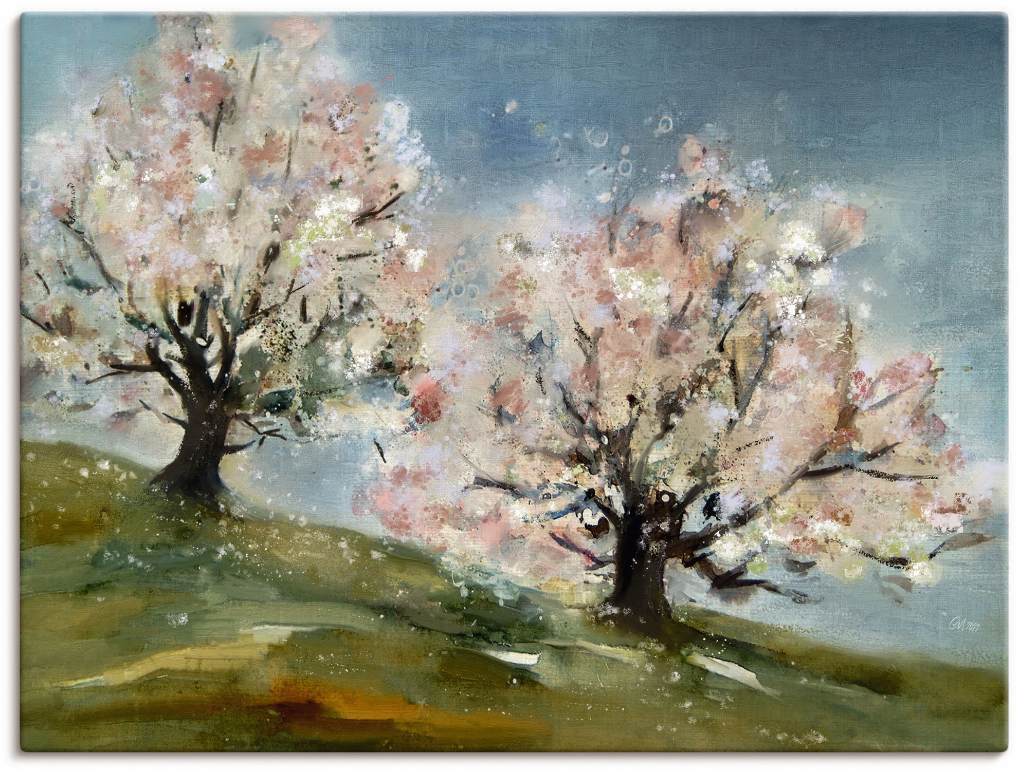 Poster Leinwandbild, (1 Wandaufkleber Artland oder - »Frühling versch. als in Größen Obstbaumblüte«, Baumbilder, Wandbild St.), Alubild, BAUR | bestellen