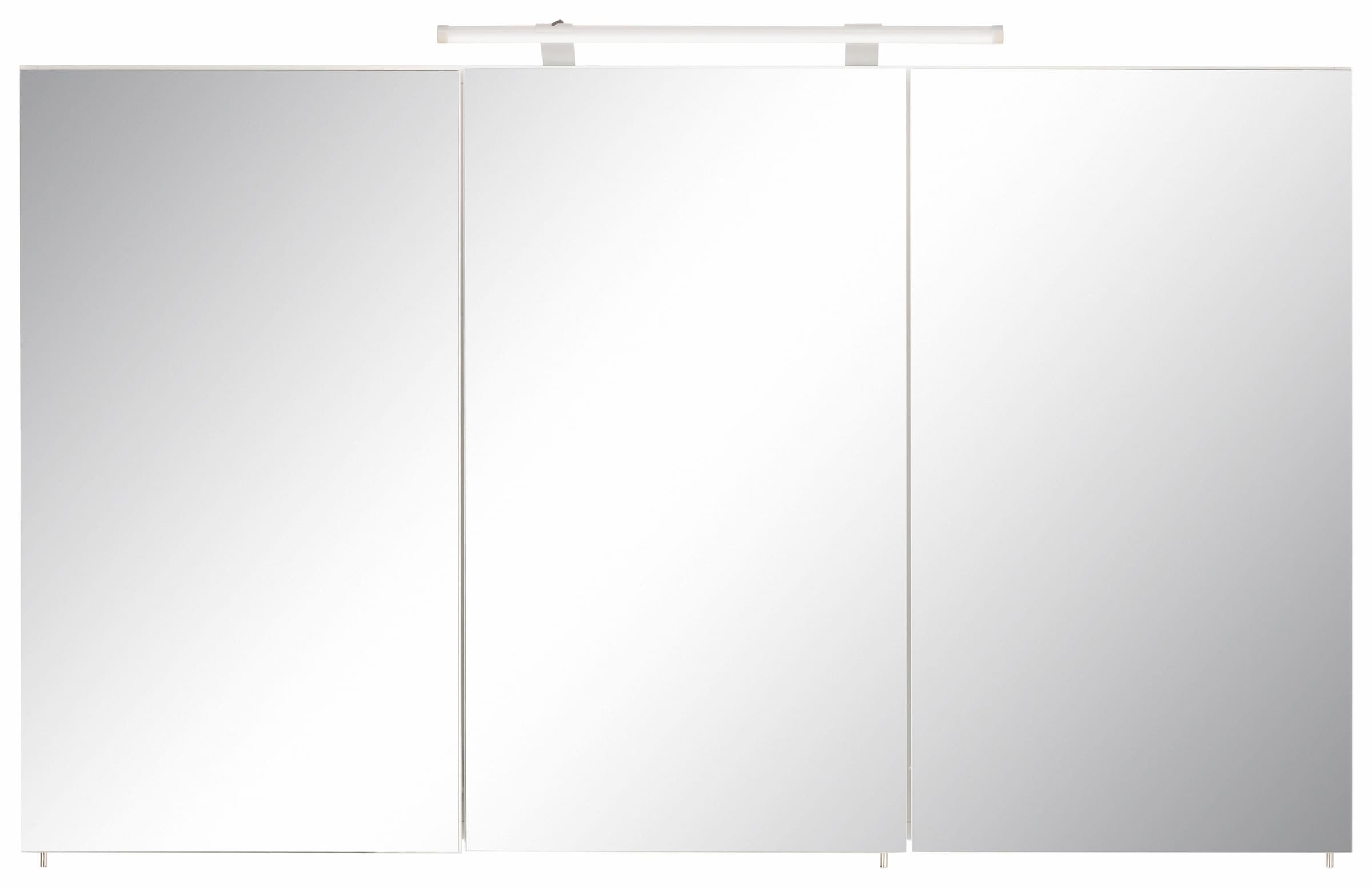Schildmeyer Spiegelschrank »Dorina«, Breite 120 cm, 3-türig, LED-Beleuchtung,  Schalter-/Steckdosenbox bestellen | BAUR | Spiegelschränke