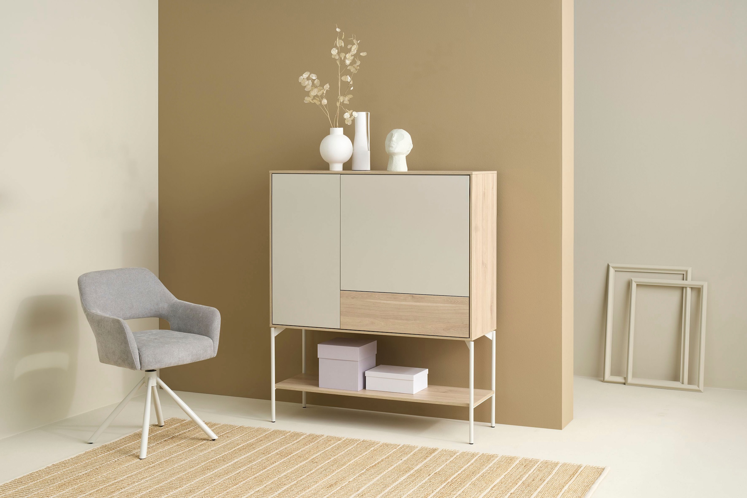 SCHÖNER WOHNEN-Kollektion Highboard "LABOE" 1 Stk. tlg. ideal auch als Home günstig online kaufen