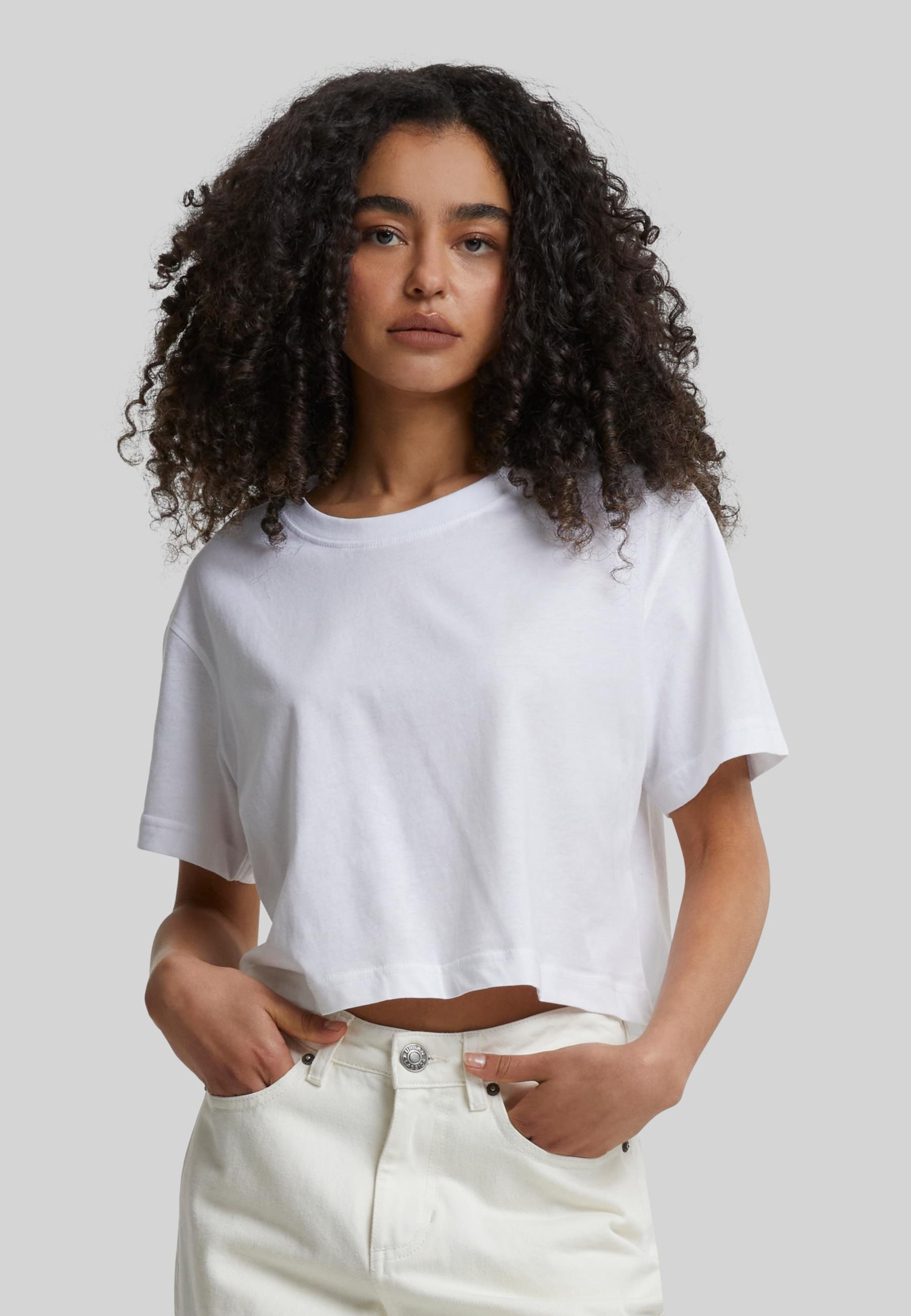 URBAN CLASSICS T-Shirt »Urban Classics Damen Ladies Short Oversized Tee«, (1 tlg.)