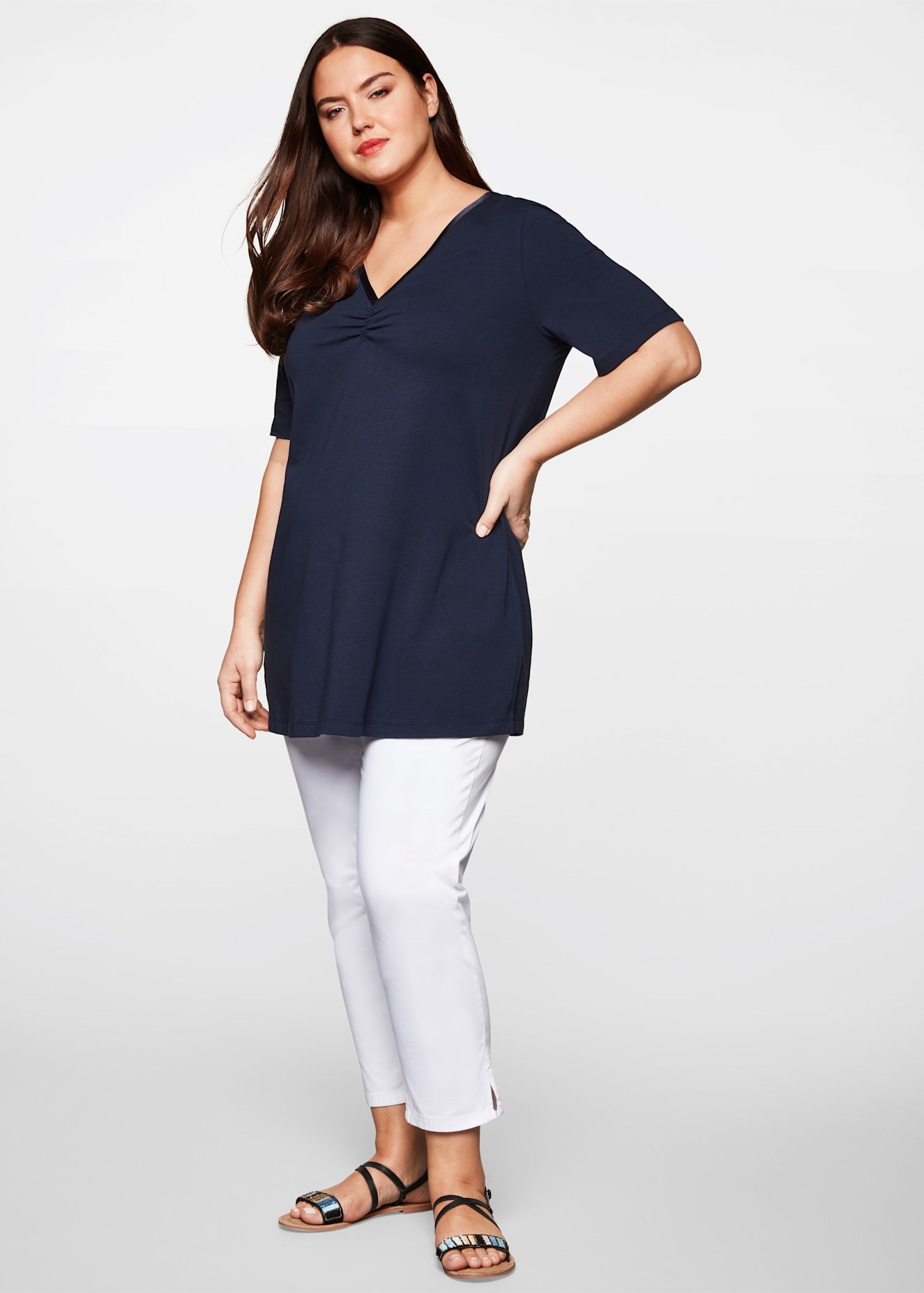 Sheego Longshirt "Longshirt", (1 tlg.) günstig online kaufen