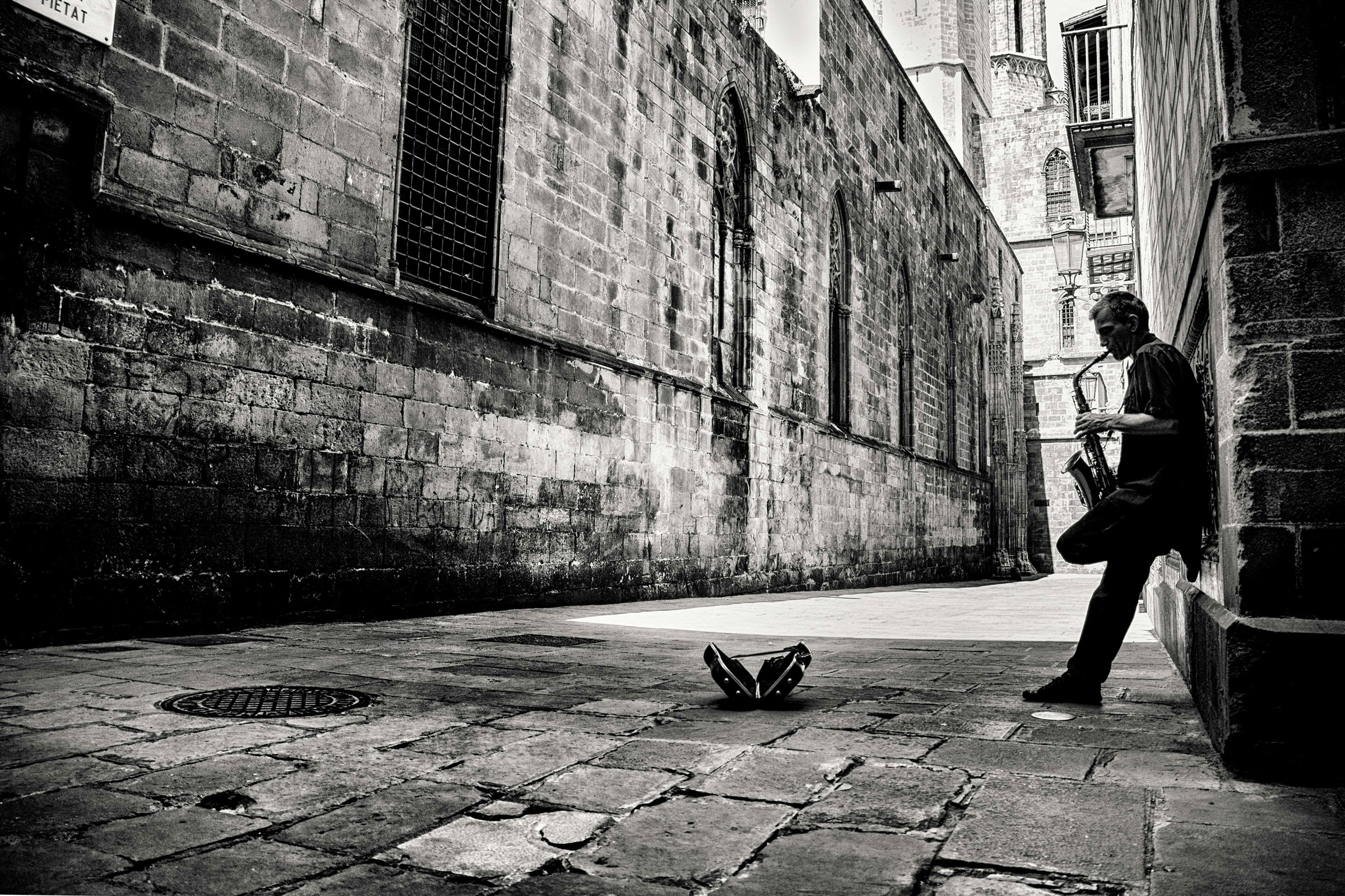 PAPERMOON Fototapete "Photo-Art GERTJAN VAN GEERENSTEIN, STILLE STRAßE", B/L: 3m x 2,23m, Bahnen: 6 Stk., bunt, Schlafzimmer, Tapeten