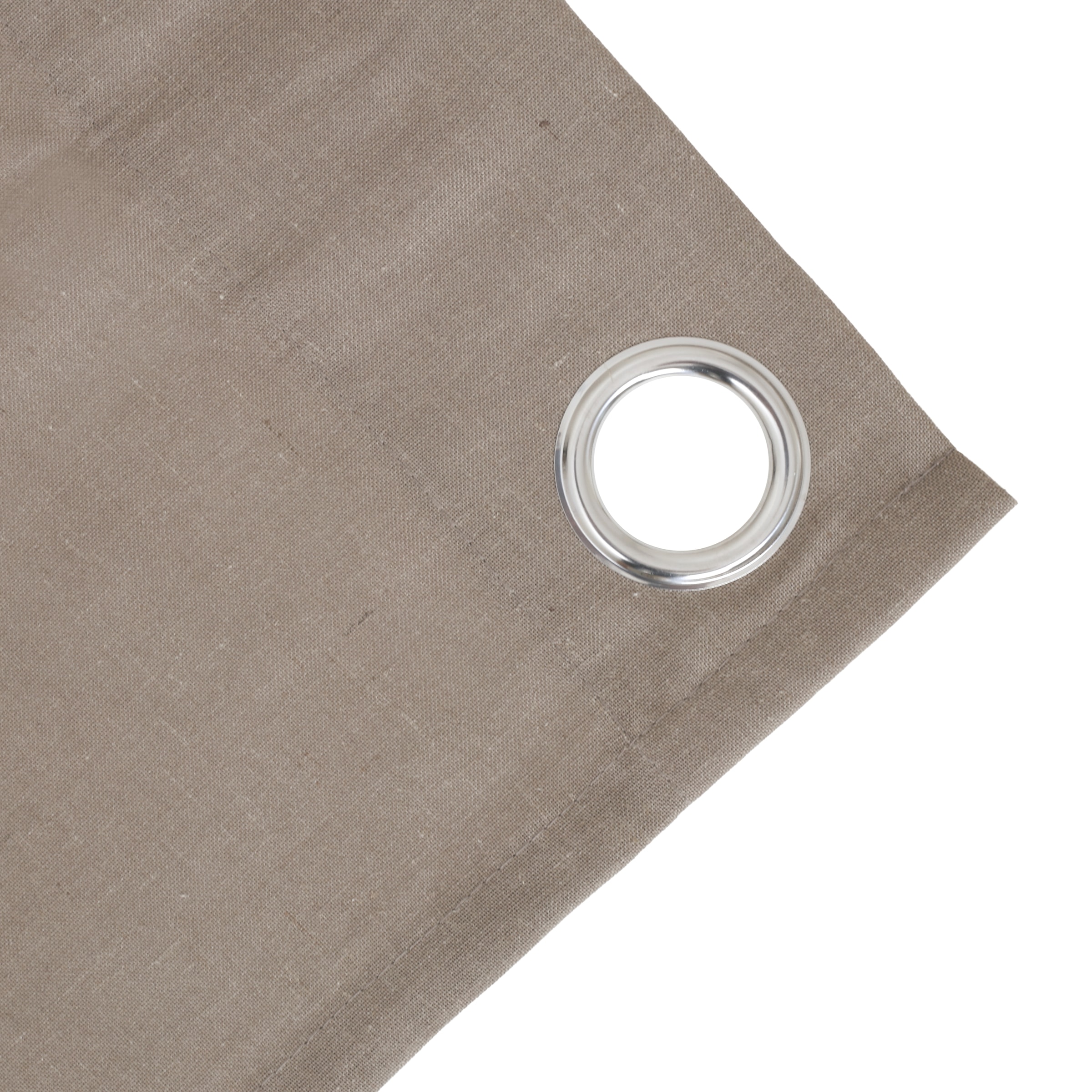 OTTO home Gardine »Rudy, 1 Stück, Halbtransparent« Ösen 1 Stk. tlg. Halbtransparent, Leinenlook, Polyester-Leinen-Mischung