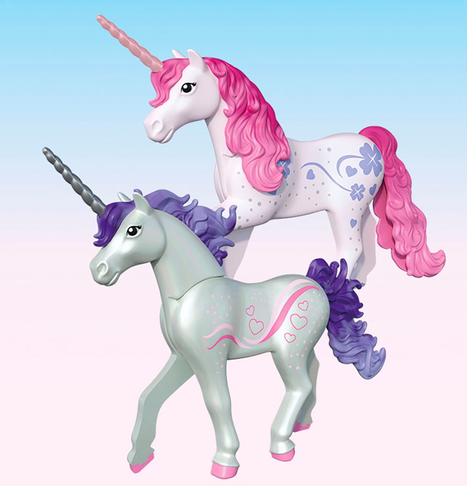 Playmobil® Konstruktions-Spielset »Zauberhafter Einhorn-Stall für Mama und Fohlen (71839), Princess Magic« Made in Europe