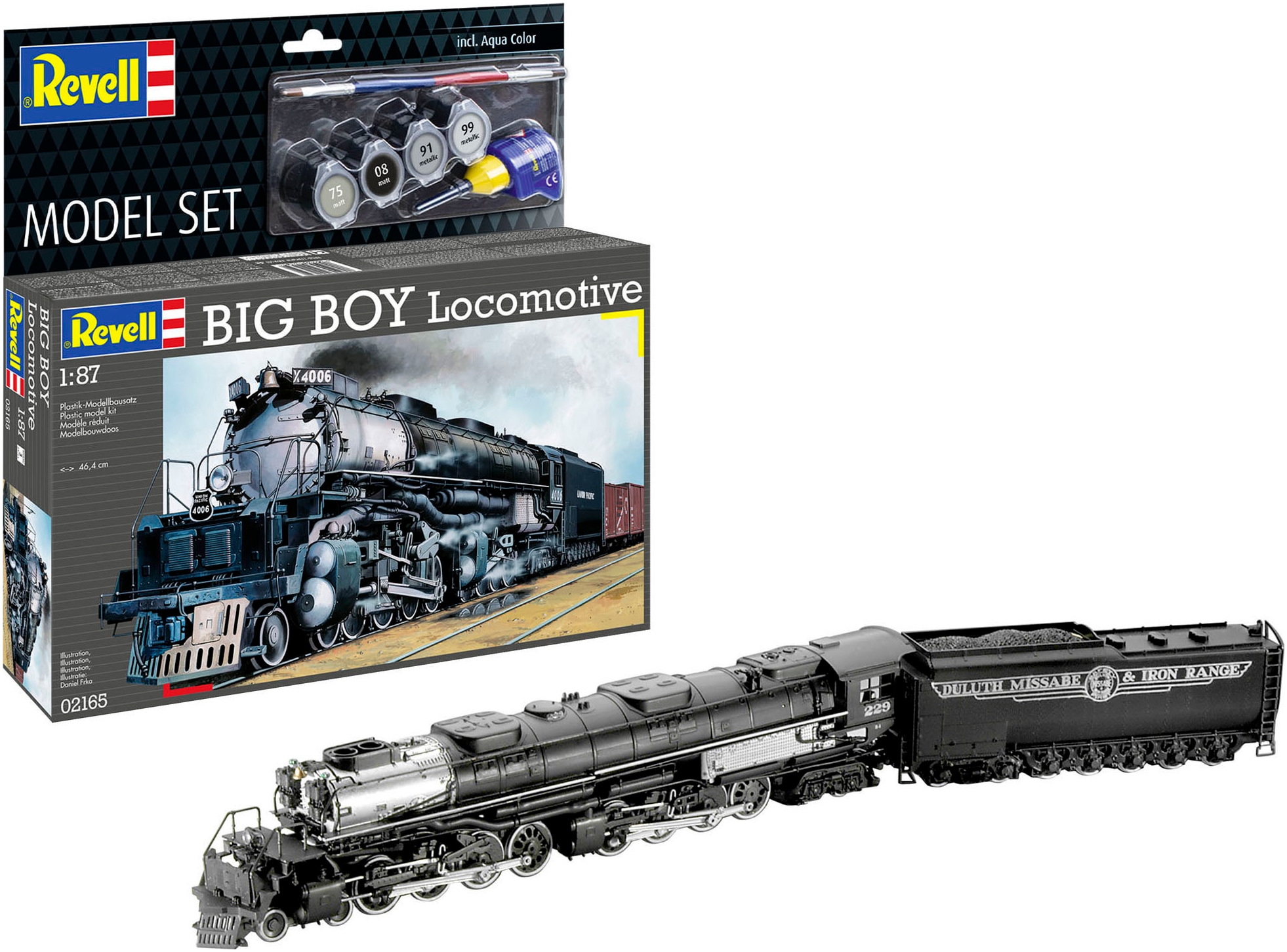 Revell® Modellbausatz »Big Boy Lokomotive«, 1:87, Made in Europe