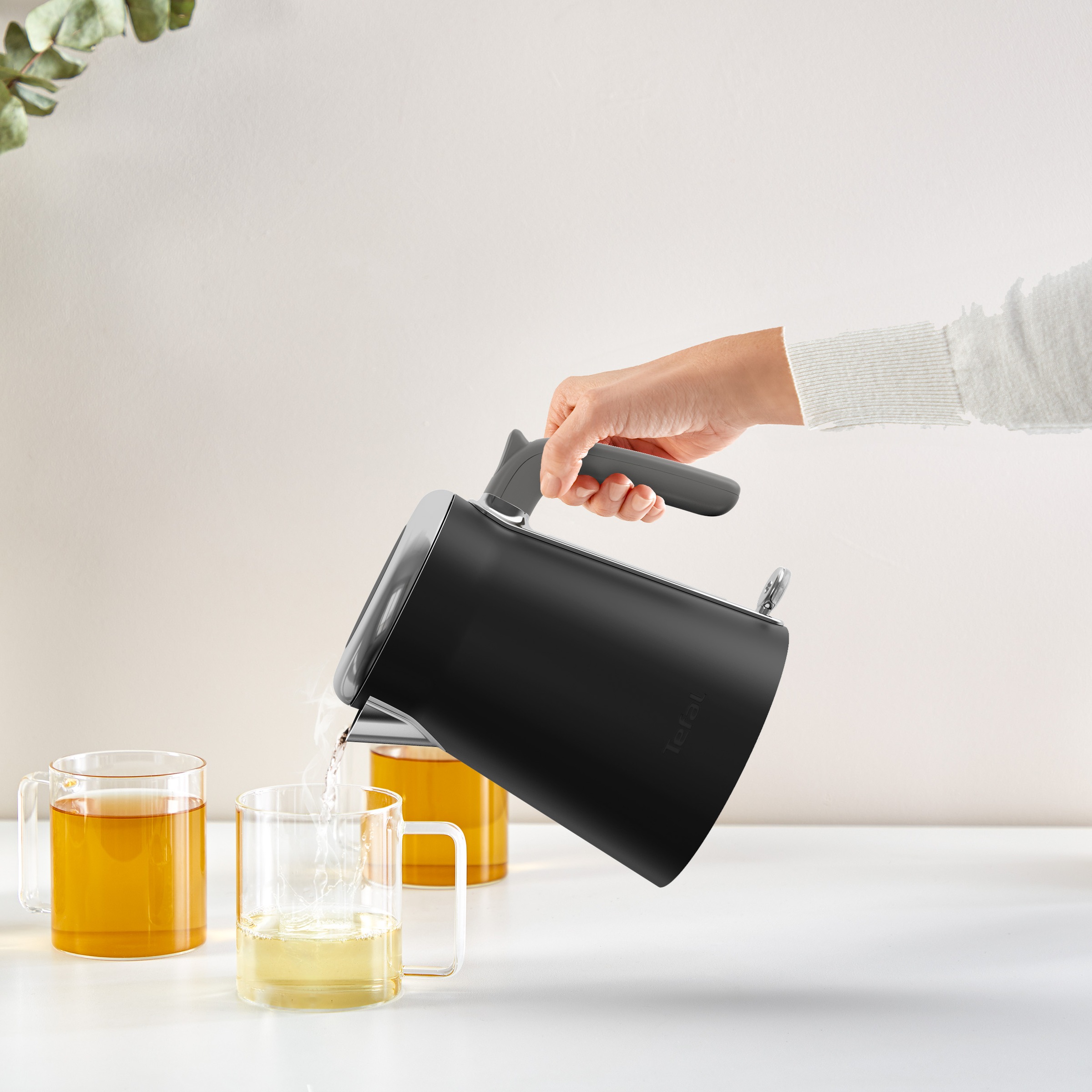 Tefal Wasserkocher »KI6668 Collection«, 1,7 l, 2400 W, Deckelöffnung auf Knopfdruck, großes Fassungsvermögen von 1,7 l