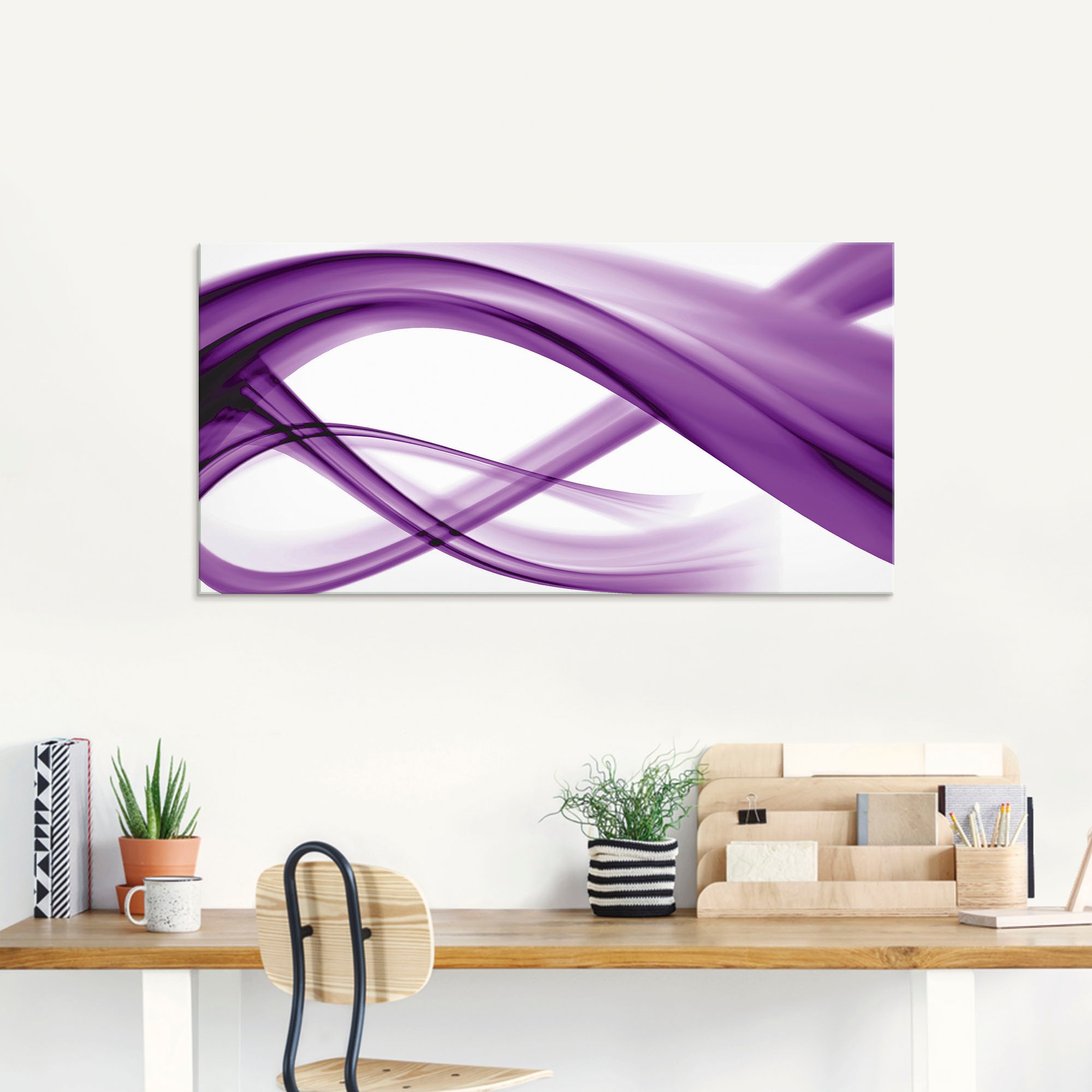 Artland Glasbild "Abstrakte Komposition" Gegenstandslos 1 Stk. tlg. in vers günstig online kaufen
