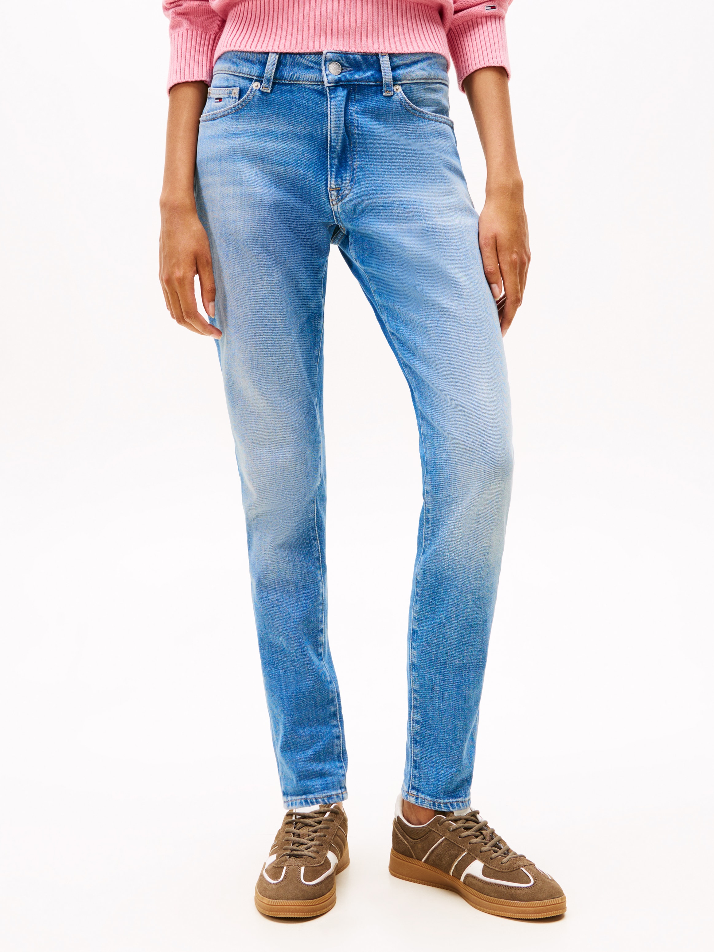 Tommy Jeans Straight-Jeans "LUCY MR SLIM DI5133" günstig online kaufen