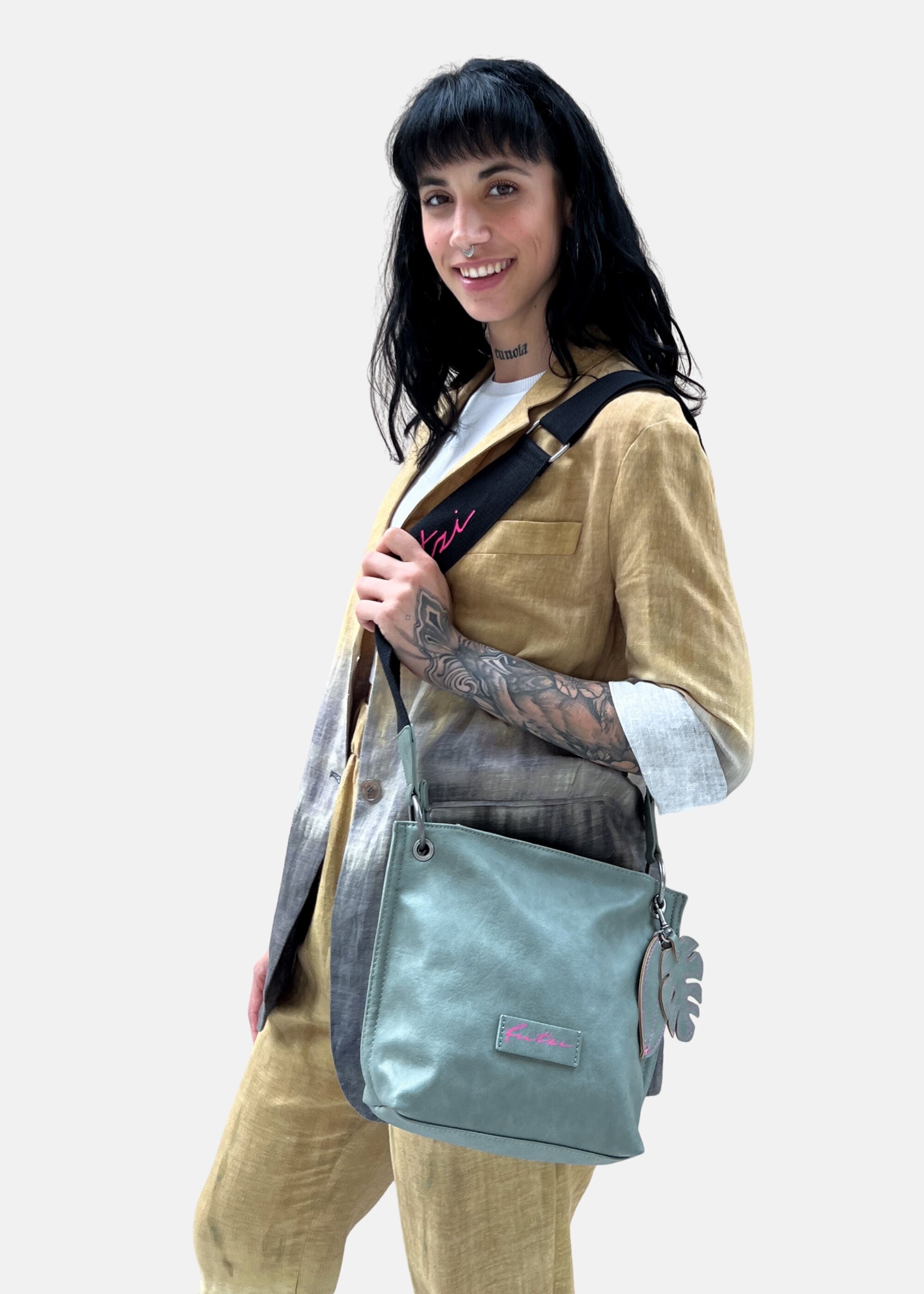 Fritzi aus Preußen Umhängetasche »Eco Fritzi03« mit abnehmbaren Anhängern
