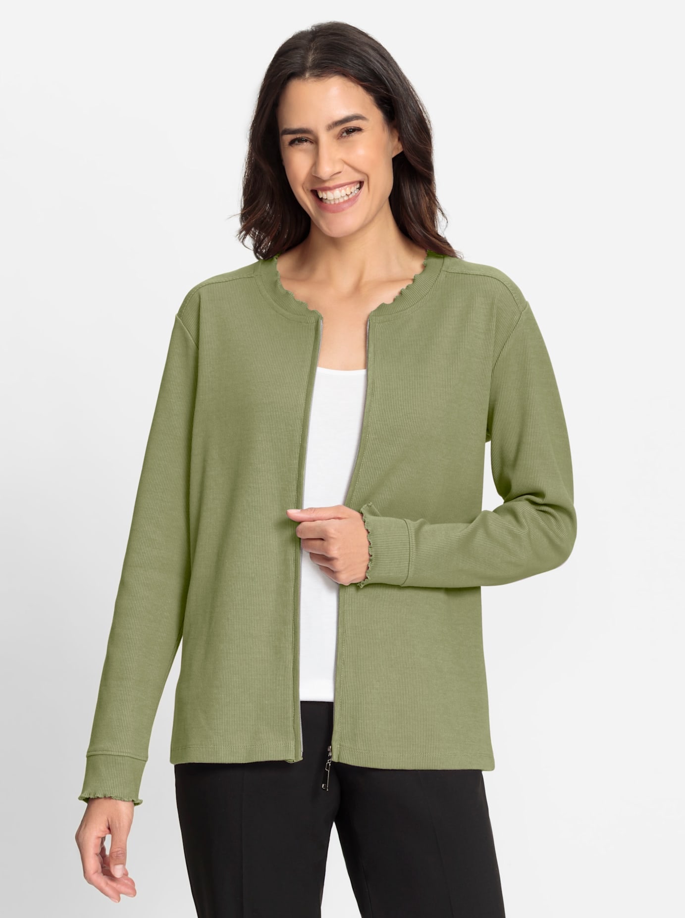 Inspirationen Shirtjacke »Shirtjacke«, (1 tlg.)