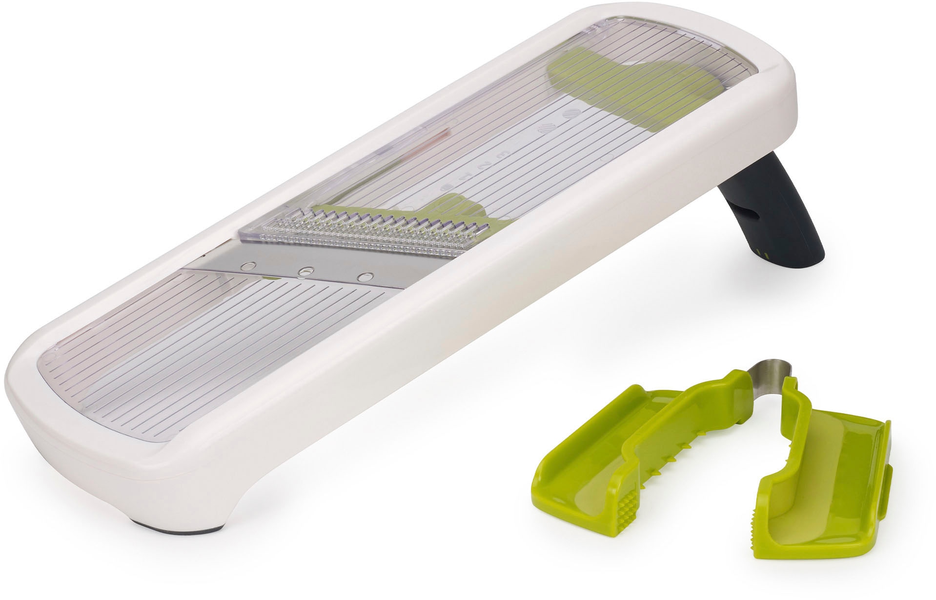 Joseph Joseph Multireibe "Multi-Grip Mandoline Plus" rutschfest, einklappbar, mehrere Schnittstärken