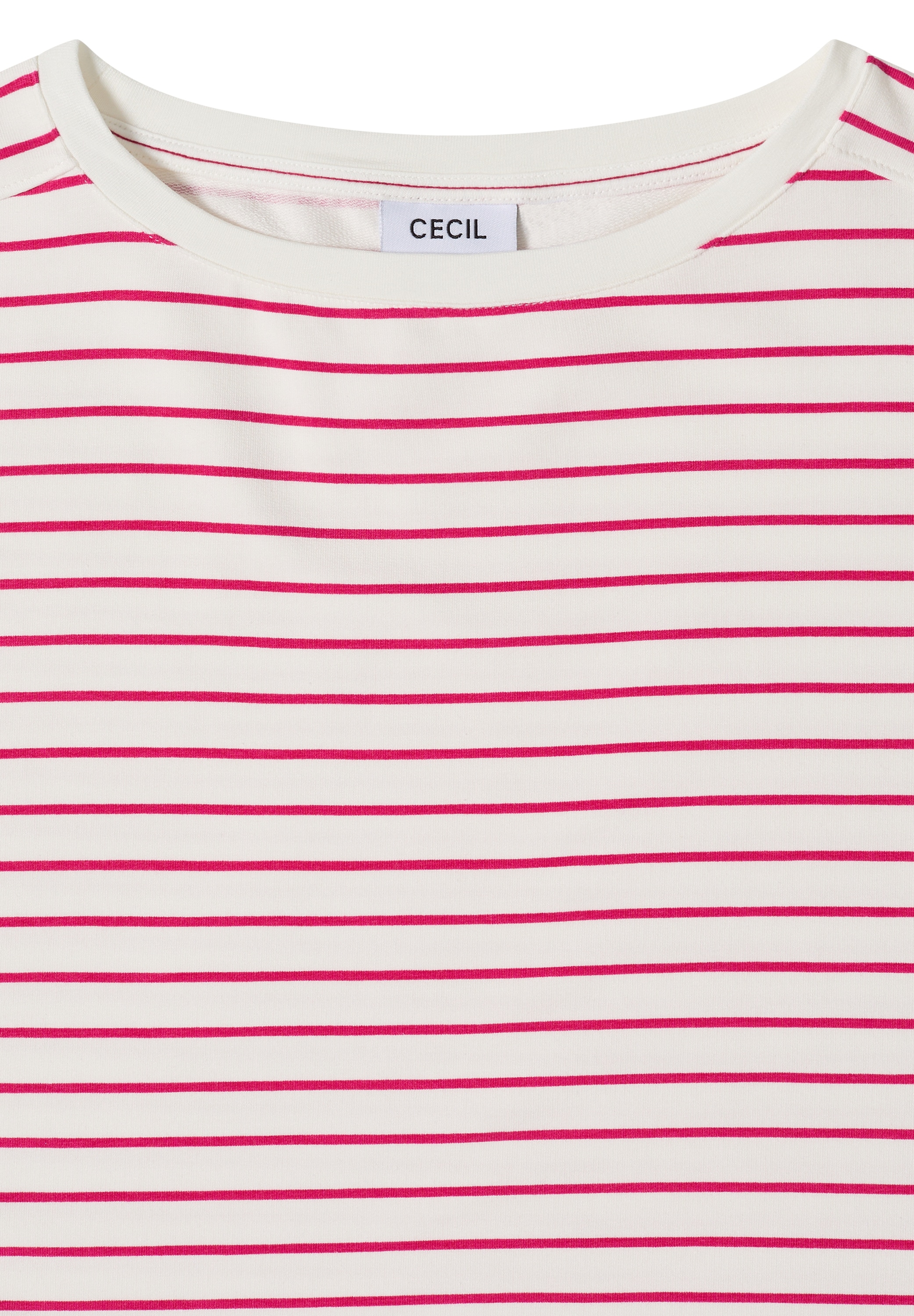 Cecil T-Shirt mit U-Boot-Ausschnitt