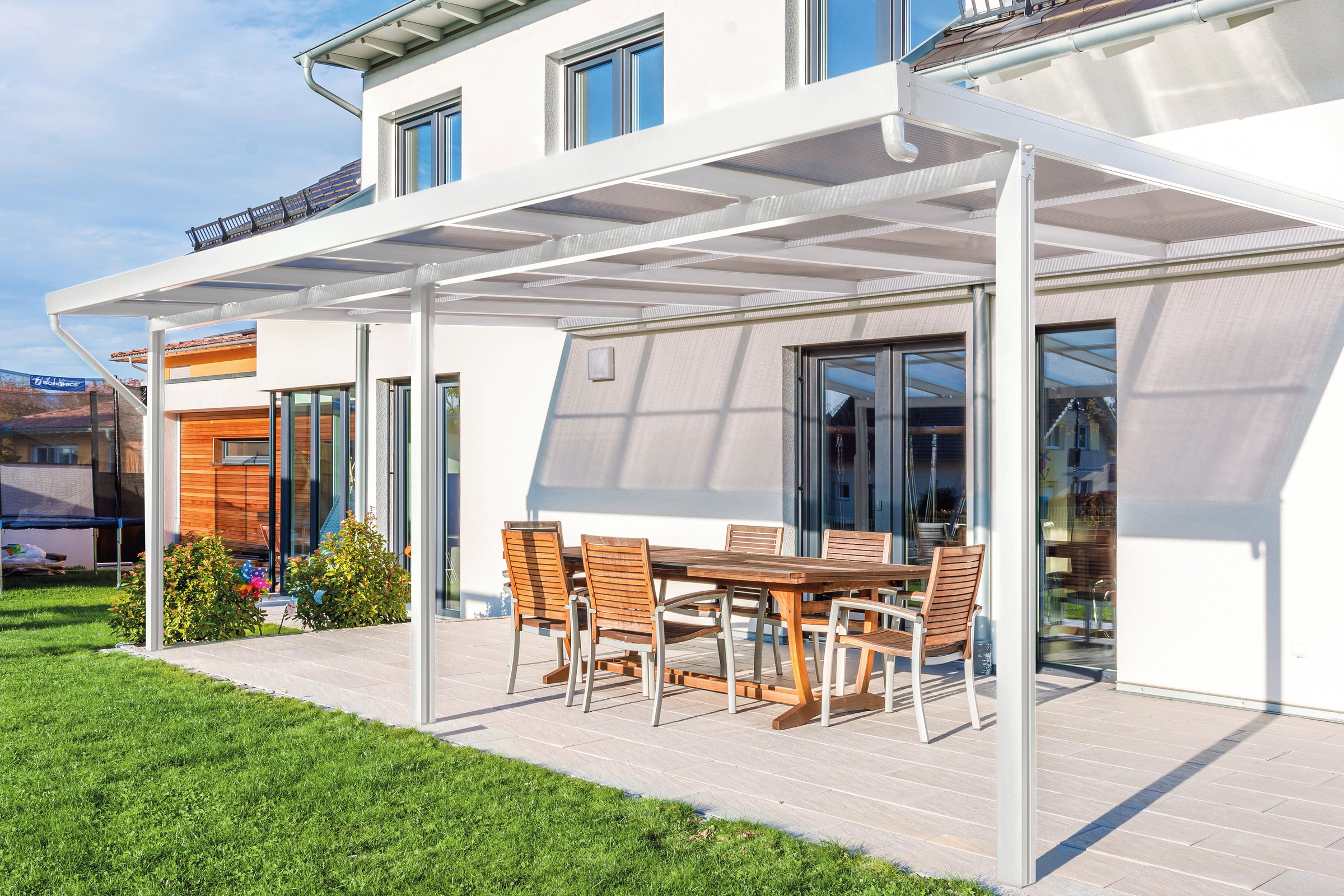 GUTTA Terrassendach "Premium", BxT: 611x406 cm, Dach Polycarbonat bronce