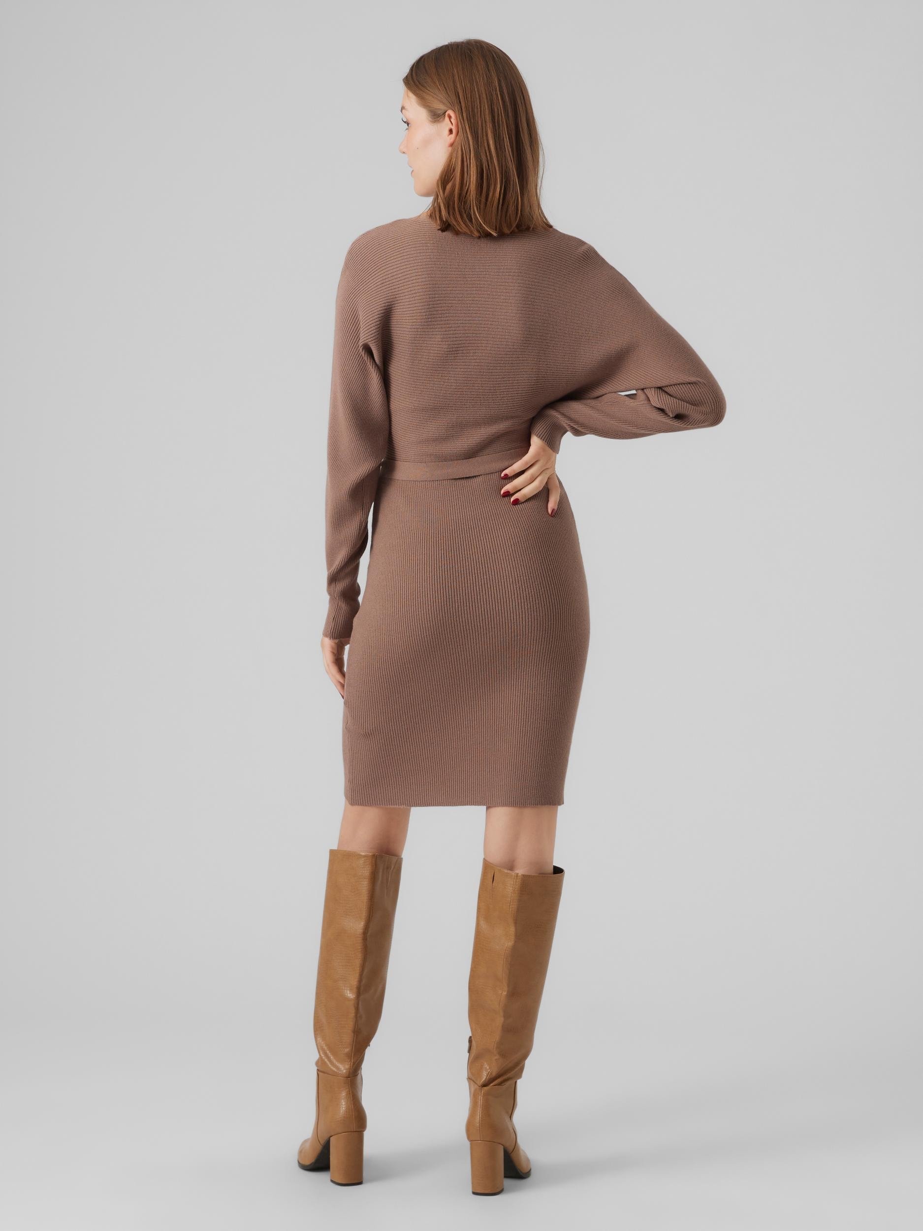 Vero Moda Strickkleid DRESS BAUR NOOS« LS für V-NECK GA kaufen | »VMHOLLYREM