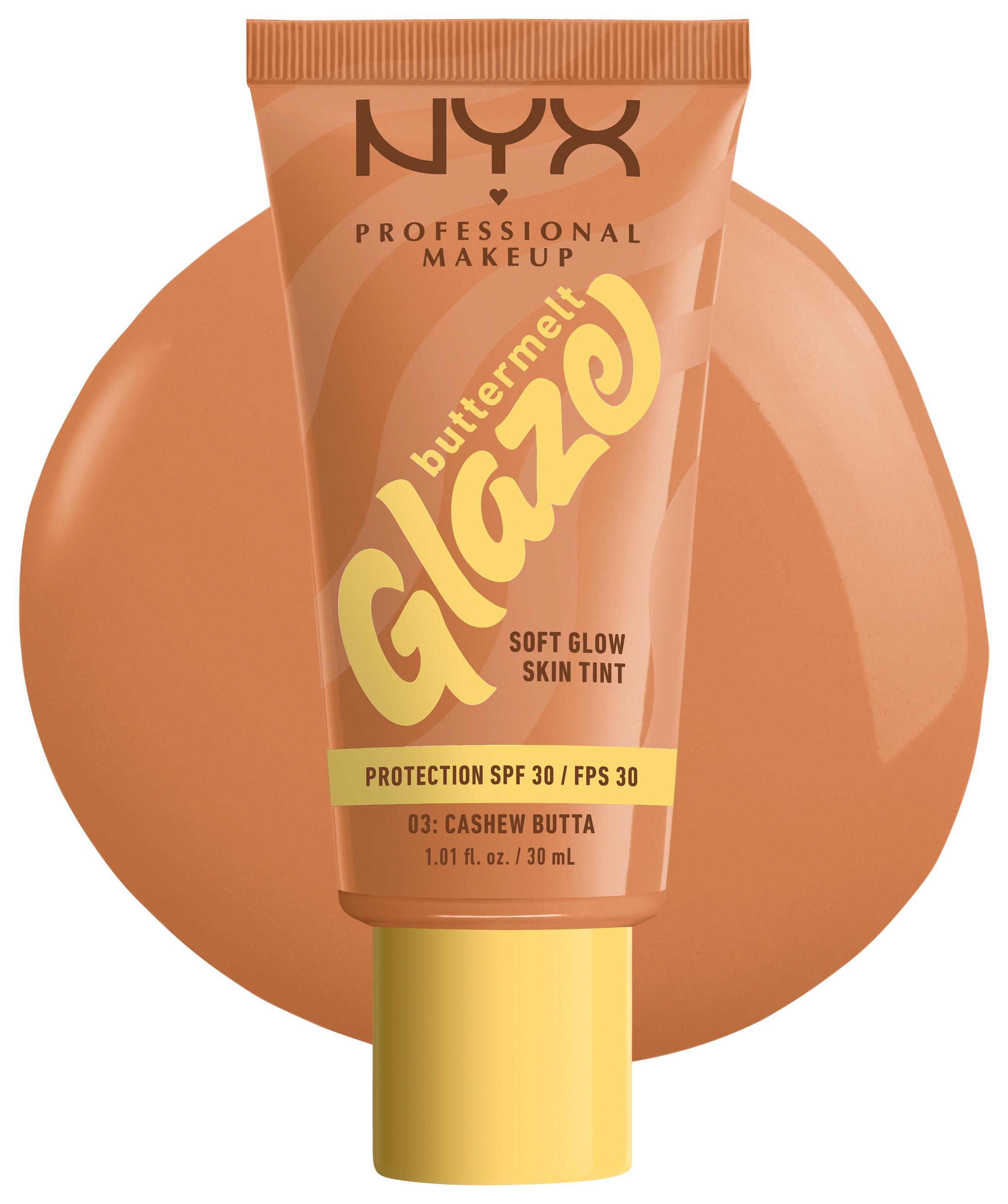 NYX Foundation »NYX Professional Makeup Buttermelt Glaze Foundation LSF 30«