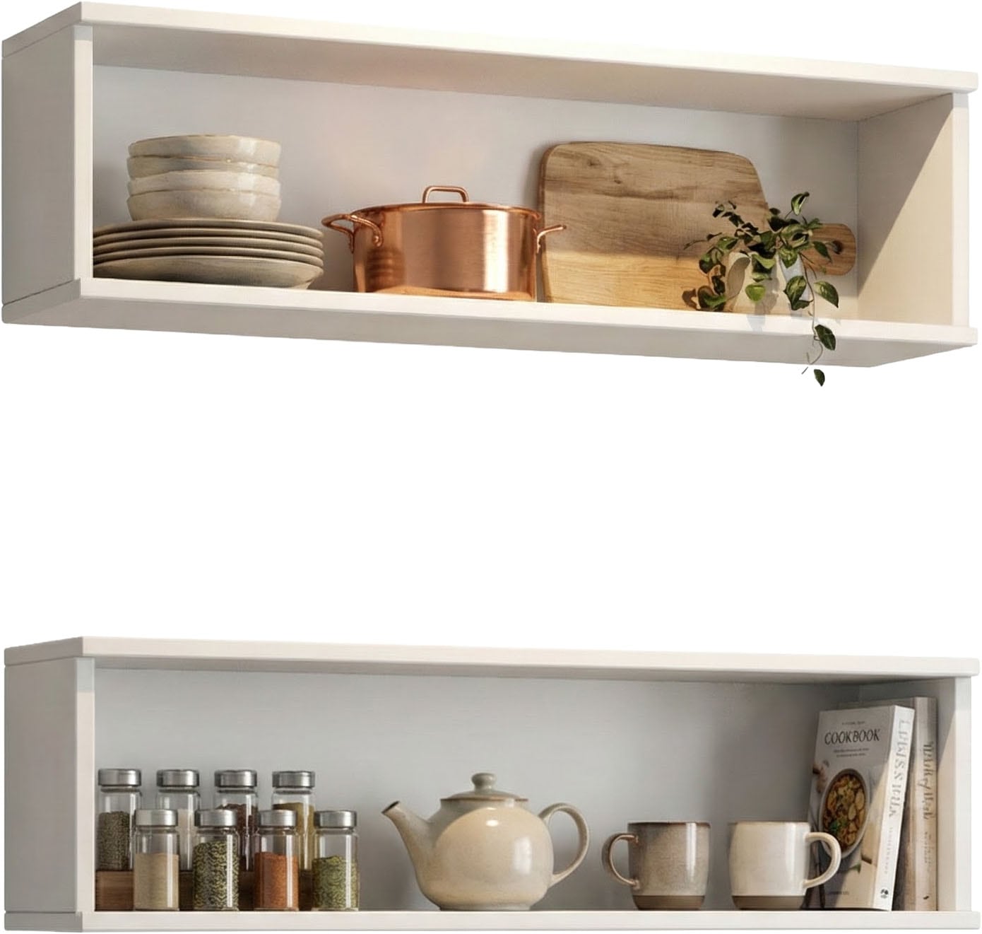 Home affaire Küchenzeile »Meliss« aus massiver Kiefer, mit Soft-Close-Funktion, 5-teiliges Set