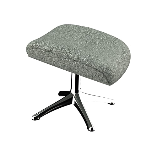 FLEXLUX Fußhocker "Fußhocker More, Beinstütze für Entspannung, Ergonomisch, Komfort" Scandi-stil, Robuster Alu Fuß, Pflegeleicht, Stoff oder Echtleder