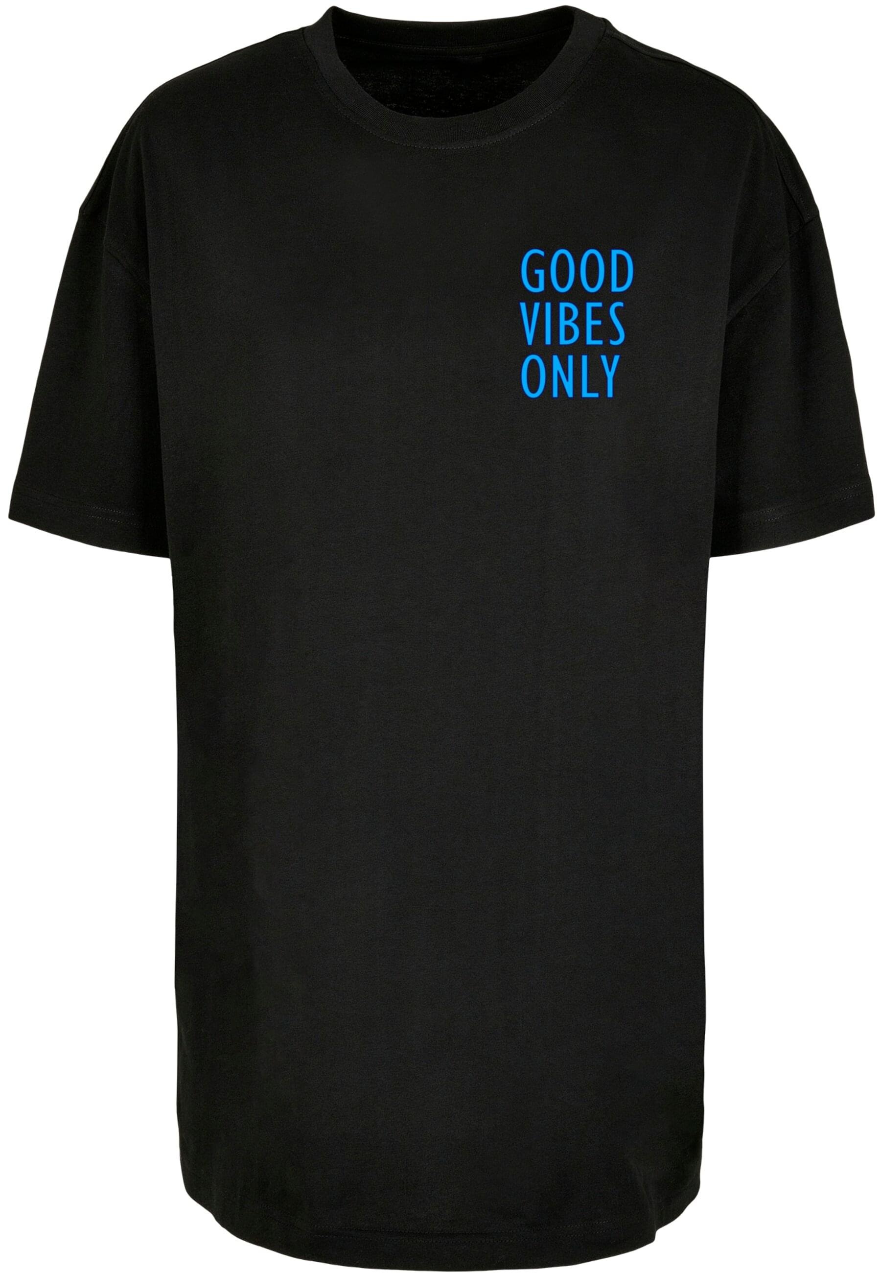 Merchcode T-Shirt "Merchcode Damen Ladies Good Vibes Only Oversized Boyfrie günstig online kaufen