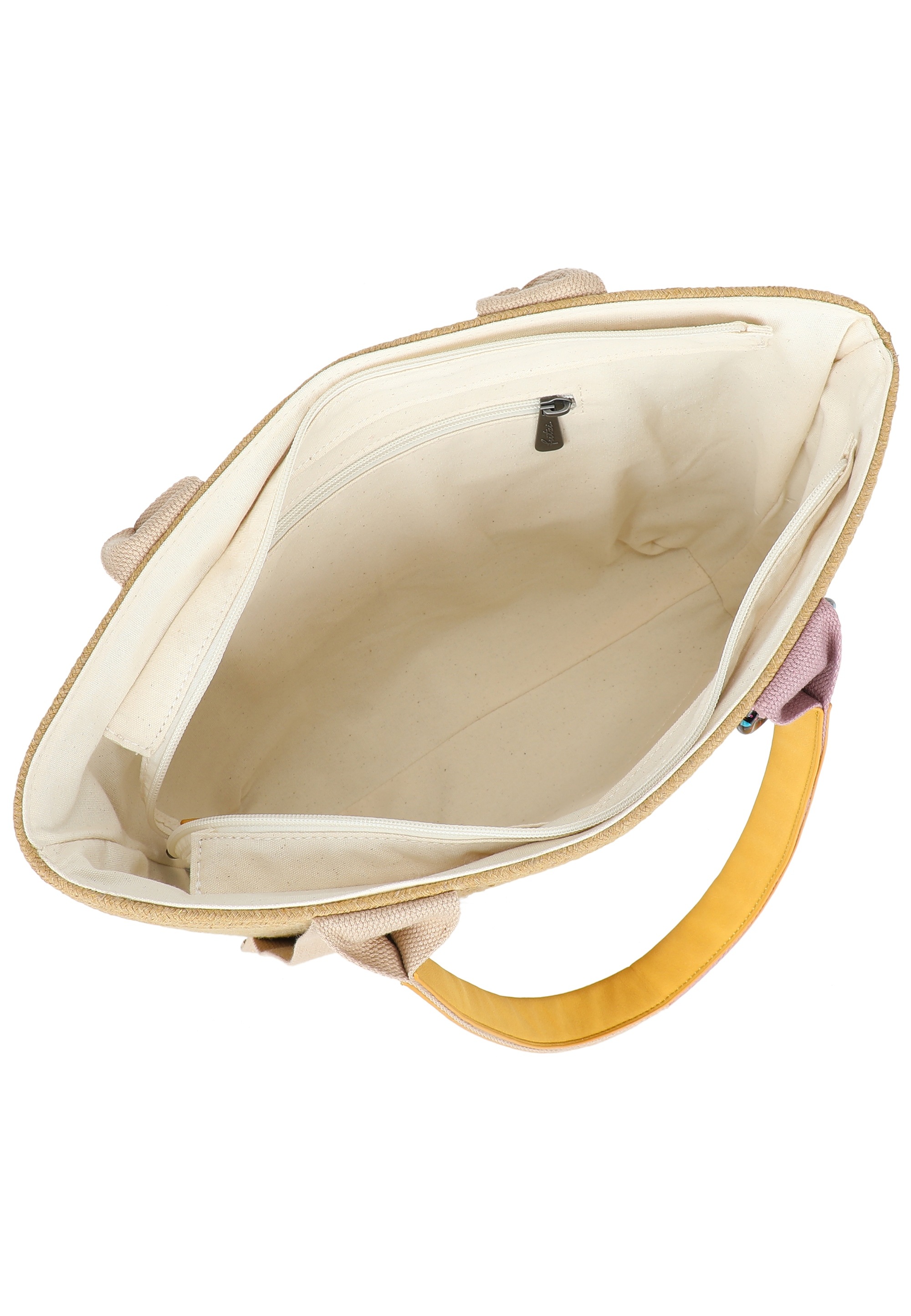 Fritzi aus Preußen Henkeltasche »Happy Summer Shopper« mit Reißverschluss und Herz-Karabiner