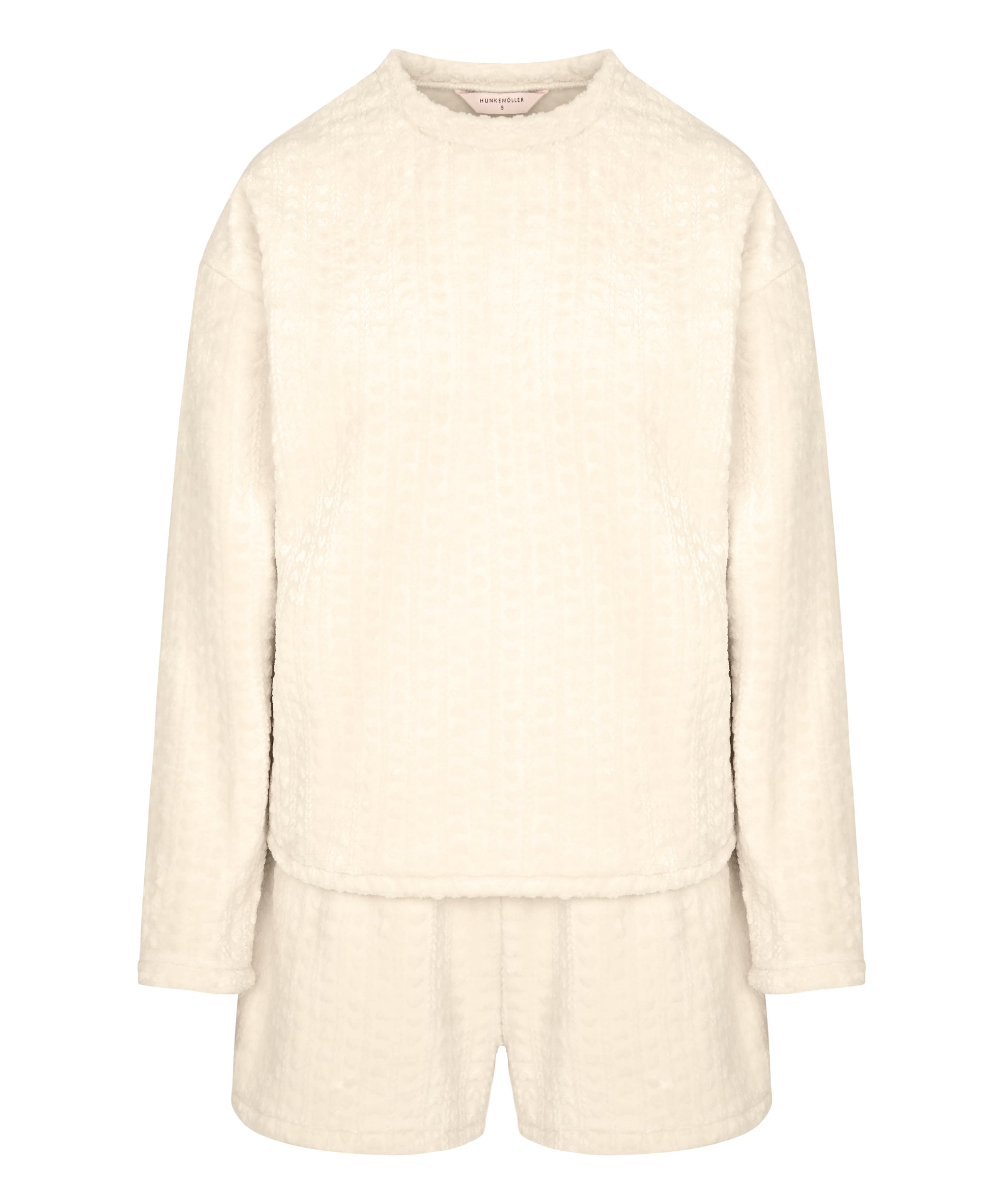Hunkemöller Pyjama »Pyjama Set Cable Fleece Heart«