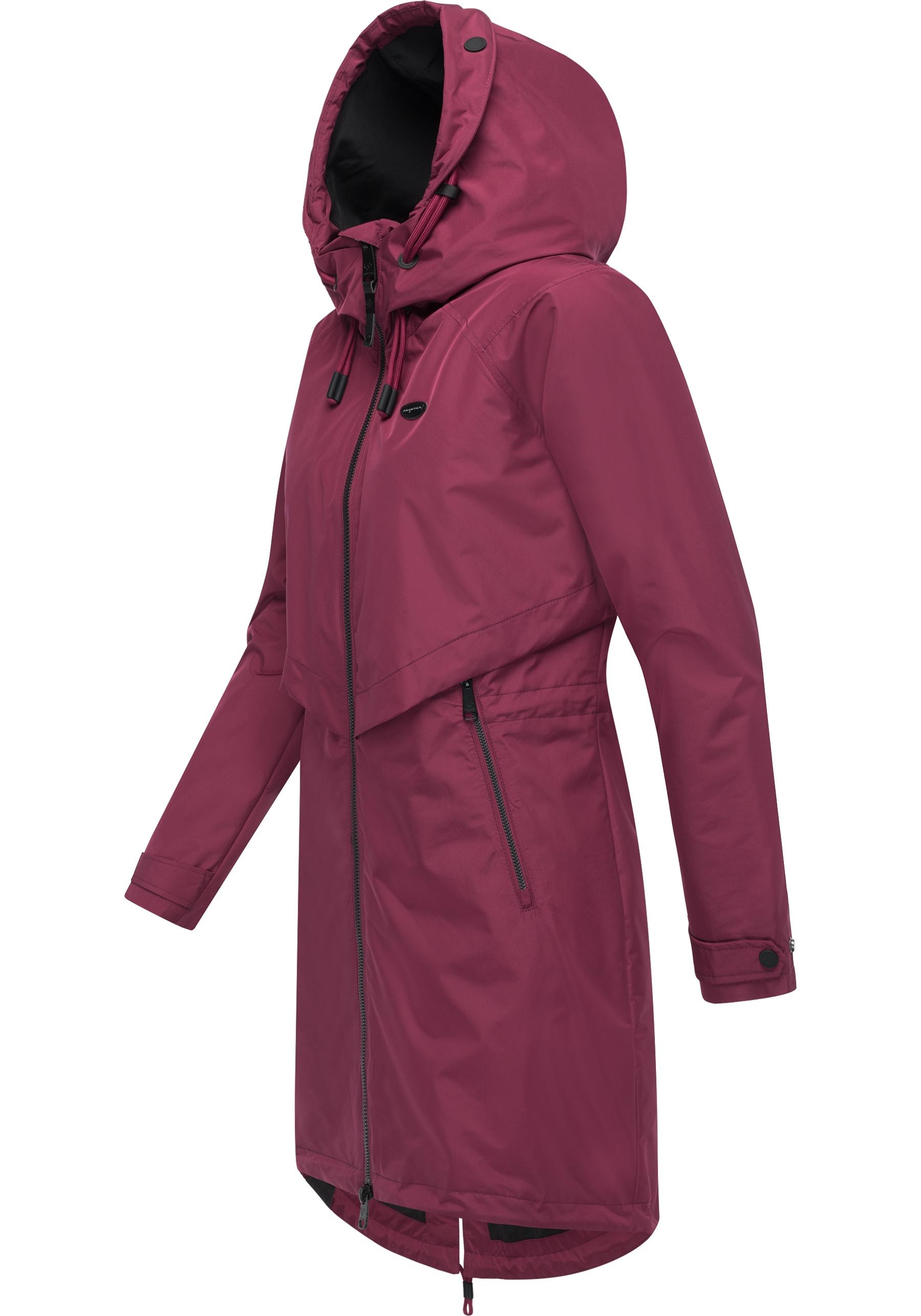 Ragwear Jerseymantel "Frodik" Wasserdichter oversized Damen Parka für die Ü günstig online kaufen