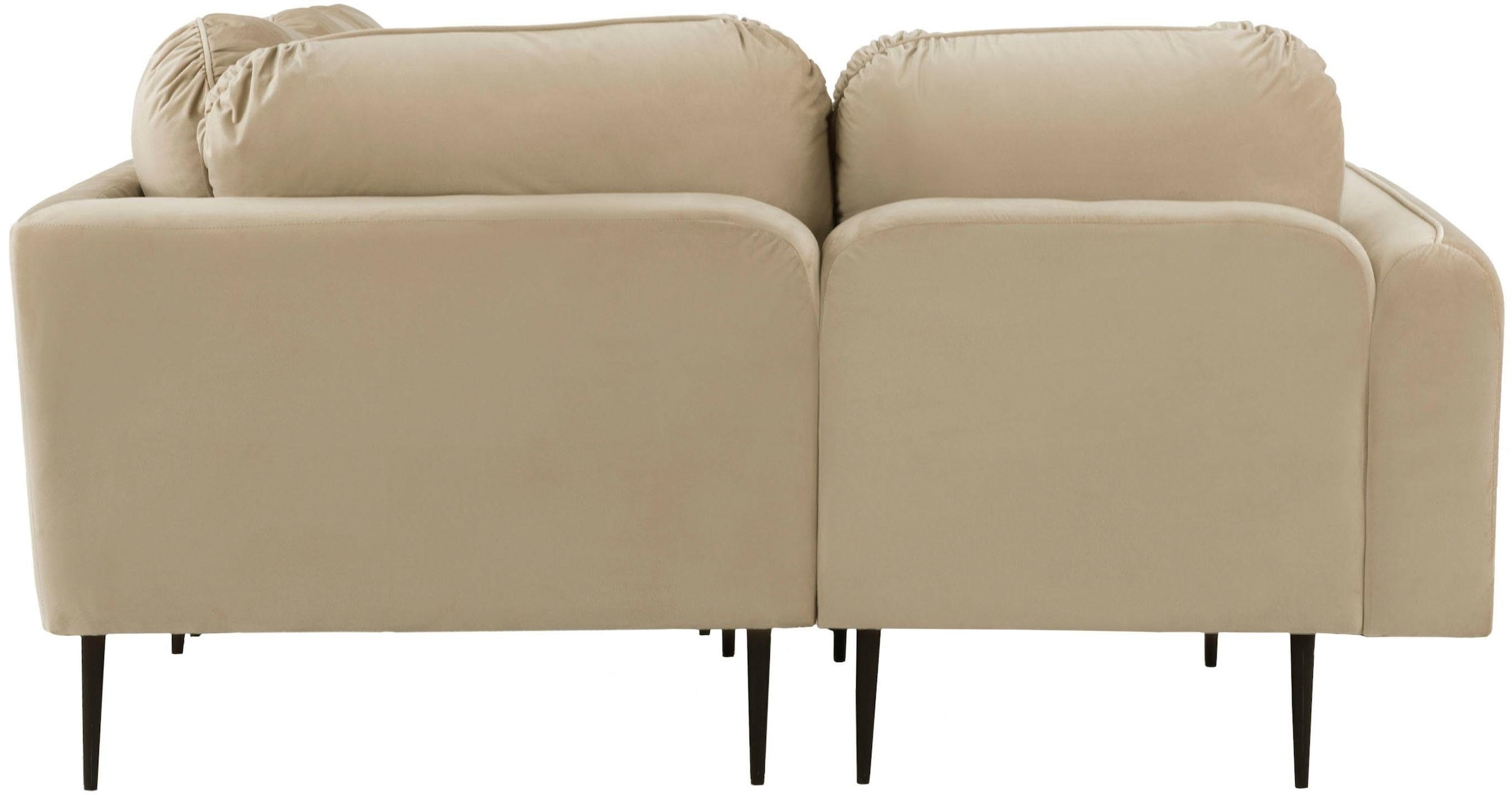 Leonique Ecksofa »Skidi L-Form«, mit losen Rückenkissen und Keder oben auf der Armlehne