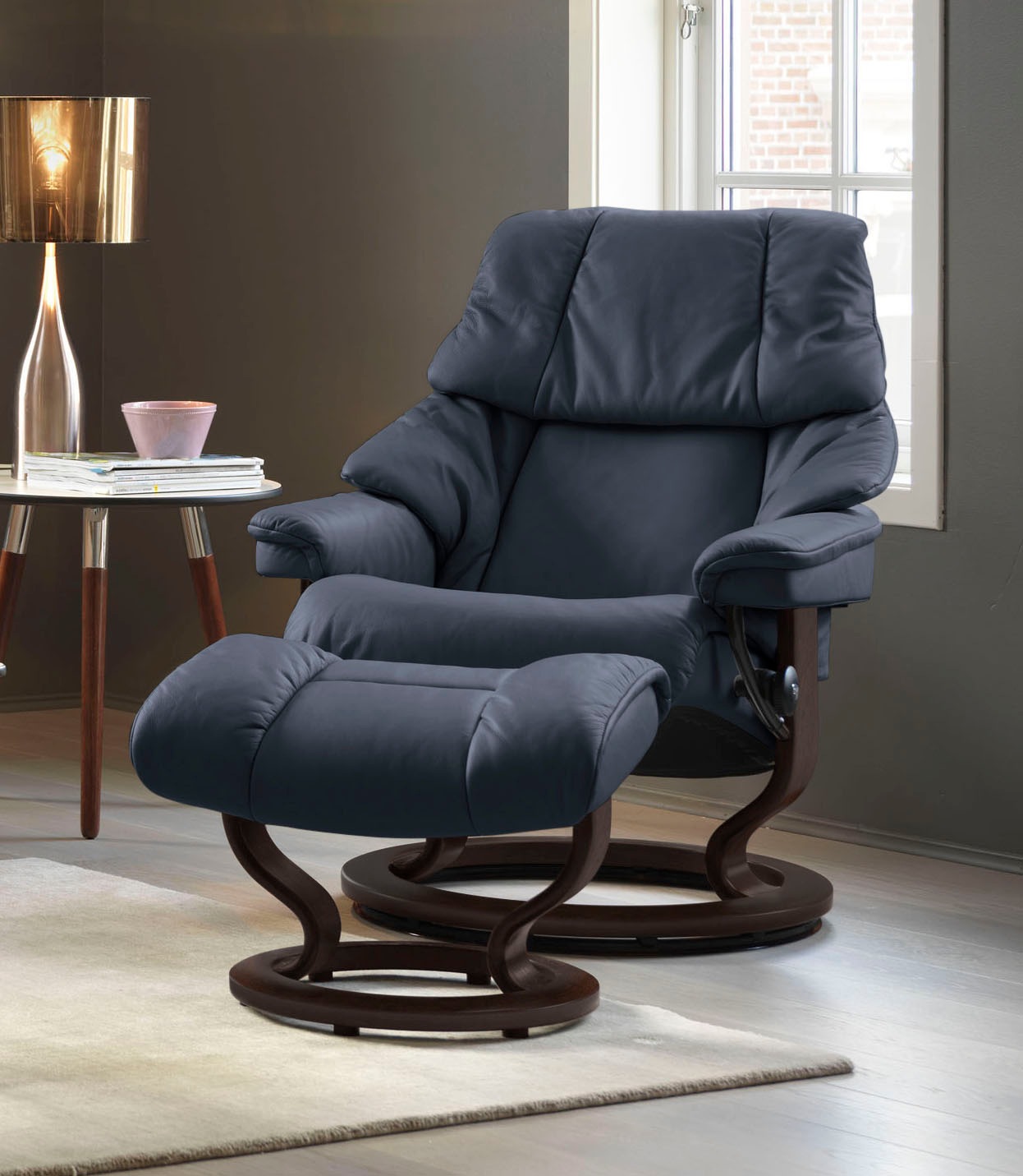 Stressless Relaxsessel "Reno", mit Classic Base, Größe S, M & L, Gestell Br günstig online kaufen