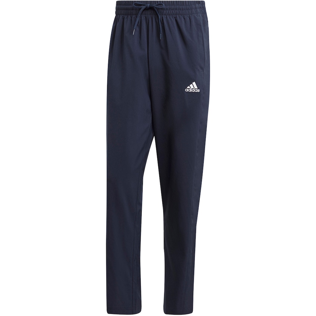 adidas Sportswear Sporthose »AEROREADY ESSENTIALS STANFORD OPEN HEM EMBROIDERED SMALL LOGO HOSE«, (1 tlg.)