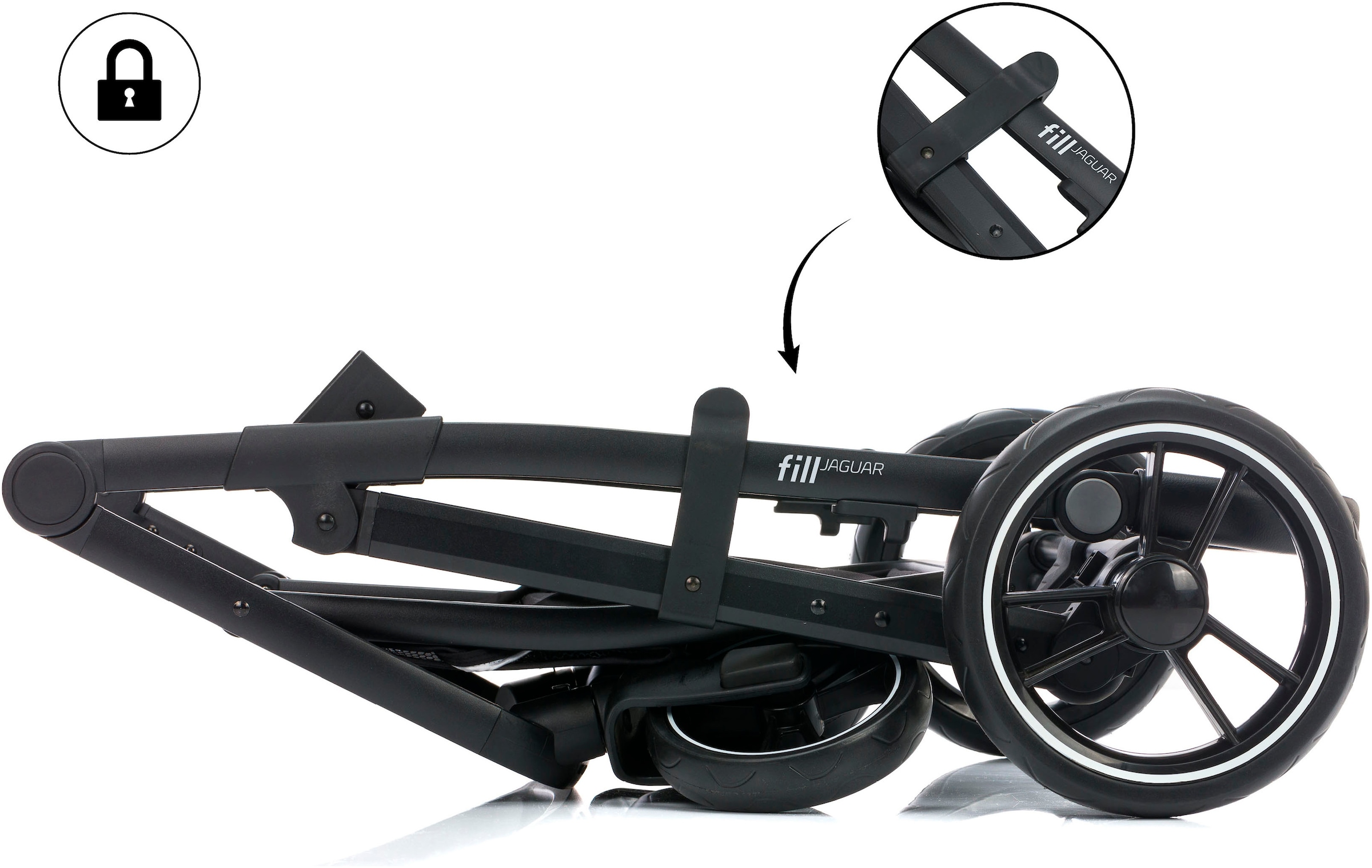 Fillikid Kombi-Kinderwagen »Jaguar«, 22 kg