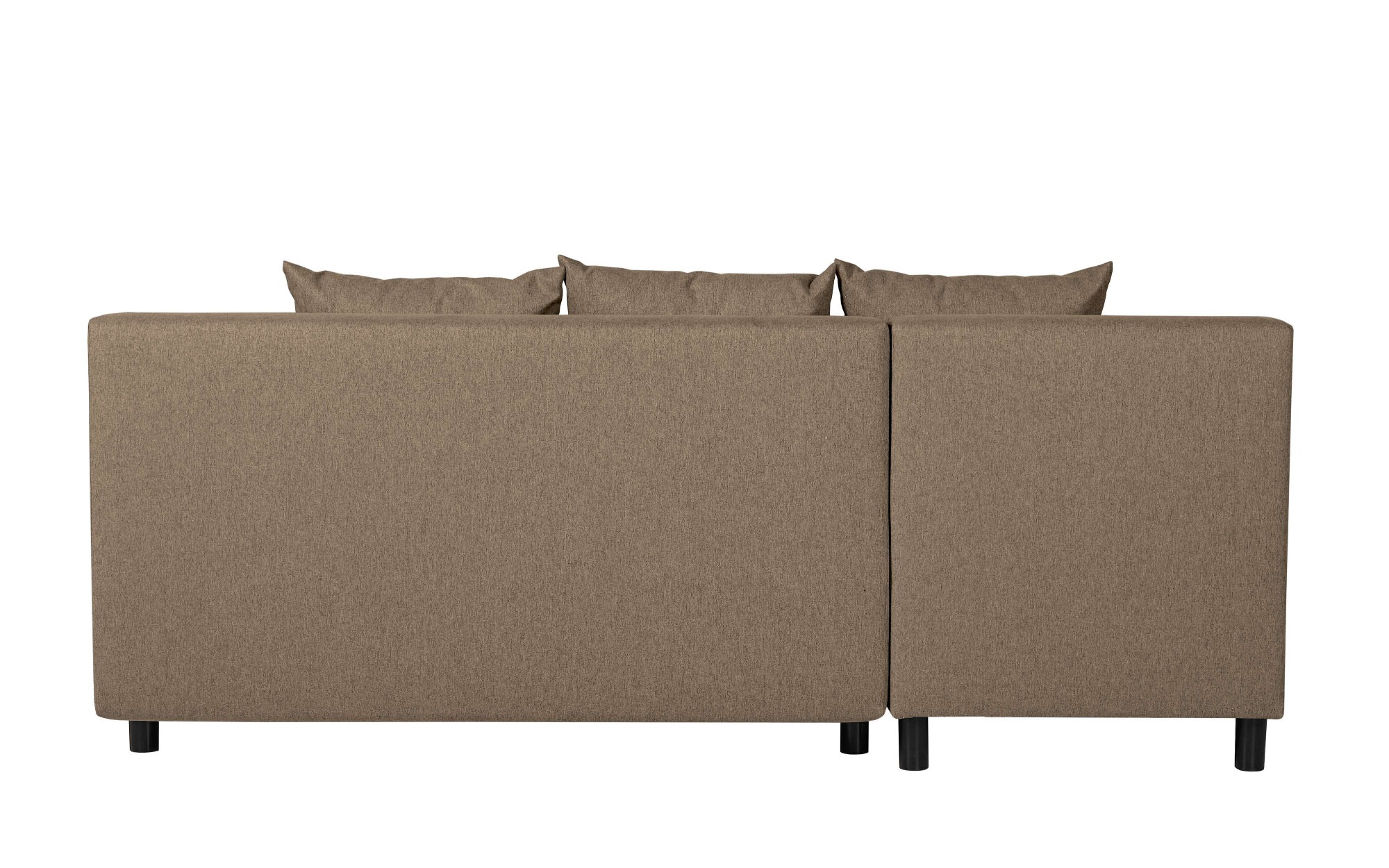 INOSIGN Ecksofa »IWALANI, Schlafsofa mit Bettkasten, Recamiere beidseitig montierbar«, L-Form, B/T/H 199/135/83 cm, Struktur weich & Velvet