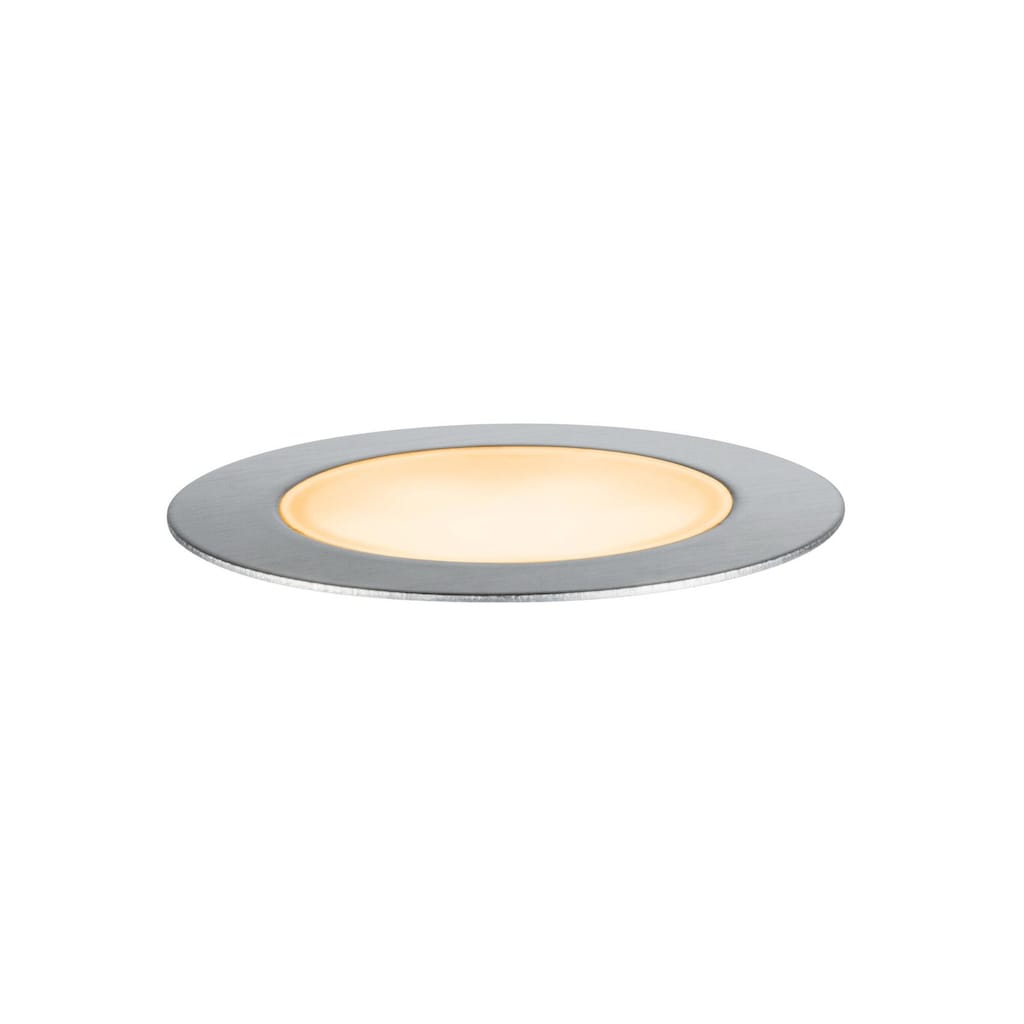 Paulmann LED Einbauleuchte »Plug & Shine Floor Einzelleuchte IP67 2200K 2W Silber«, 1 flammig-flammig