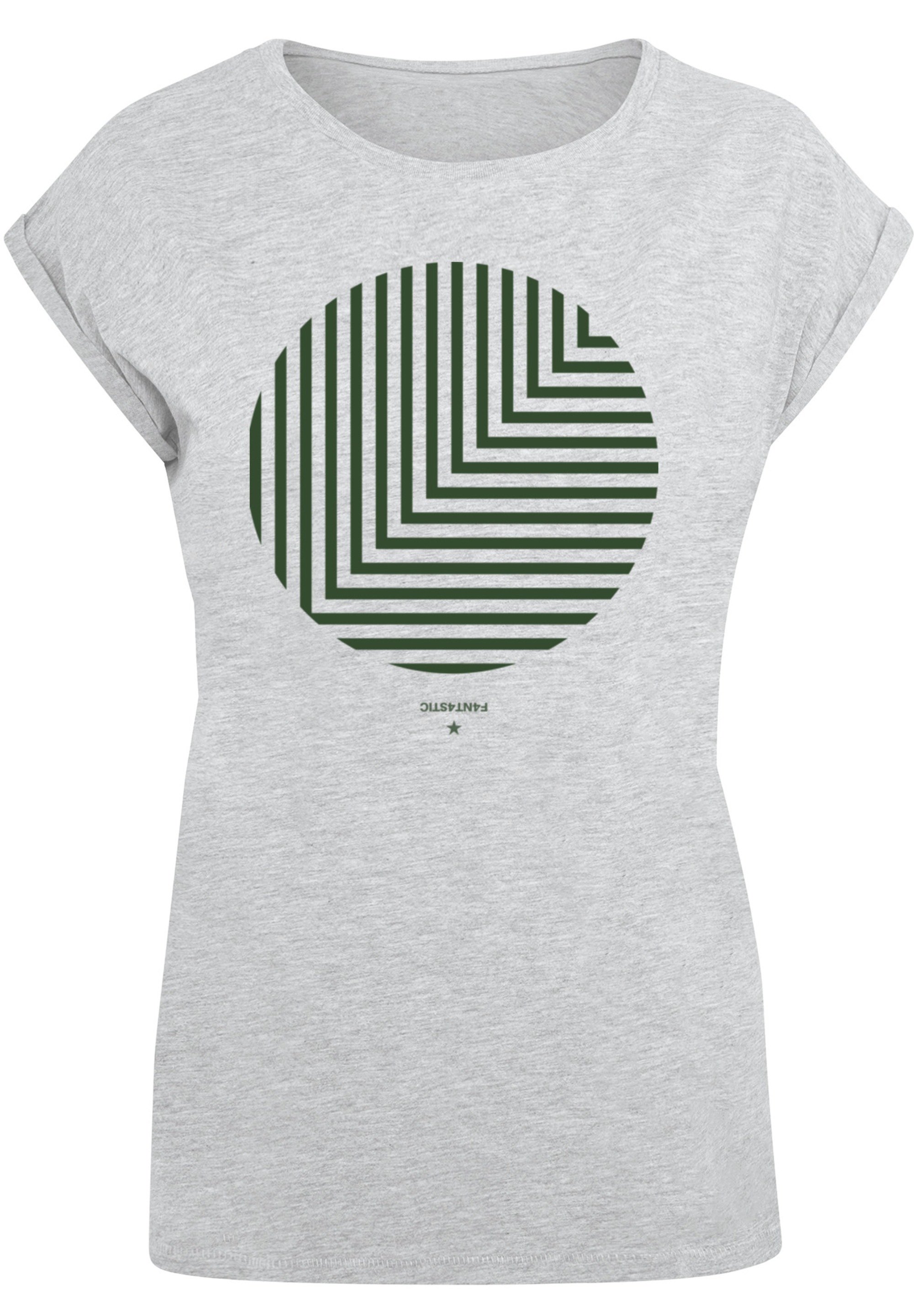 F4NT4STIC T-Shirt »Geometrics Grün«, Print