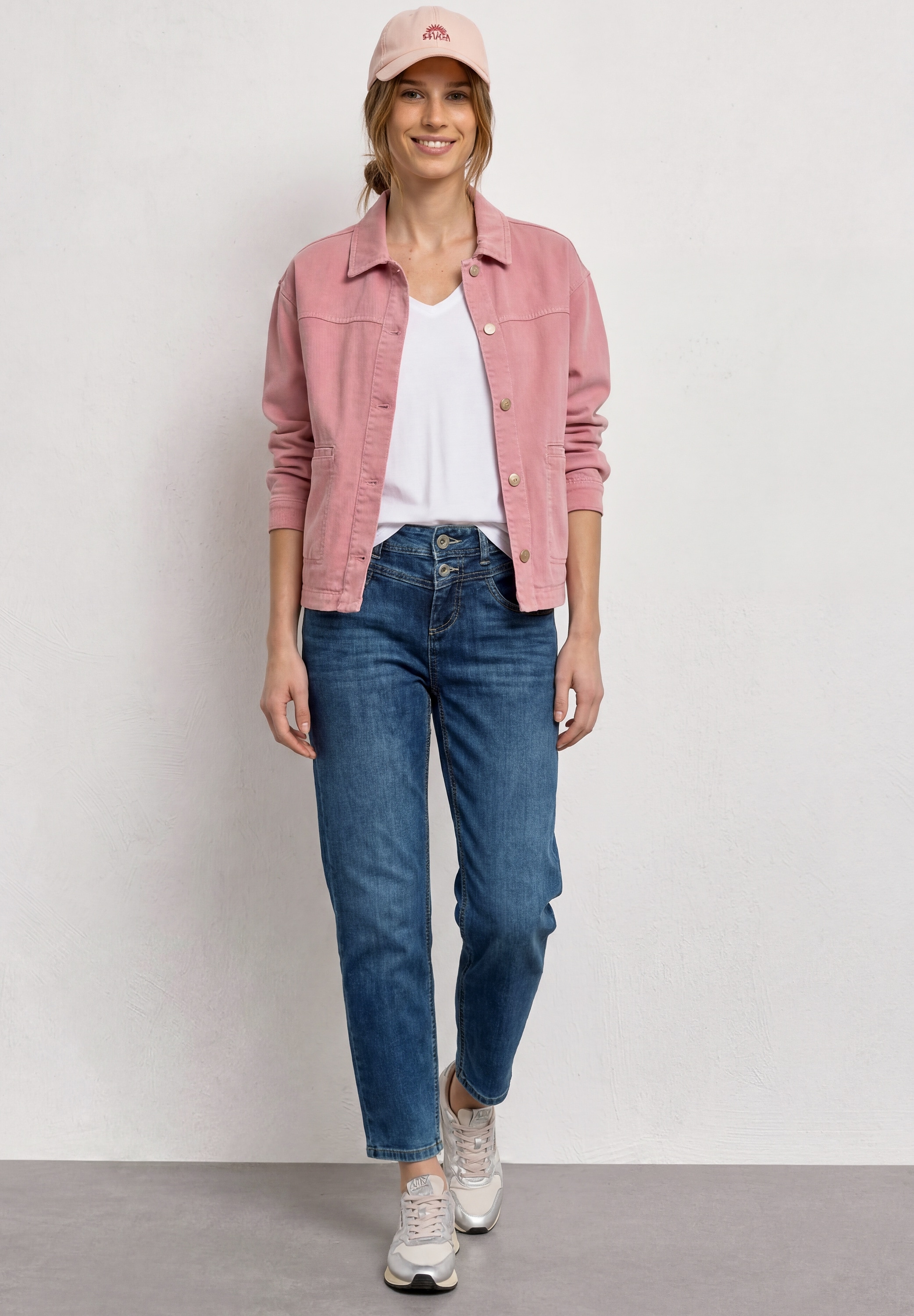 STREET ONE Slim-fit-Jeans Middle Waist