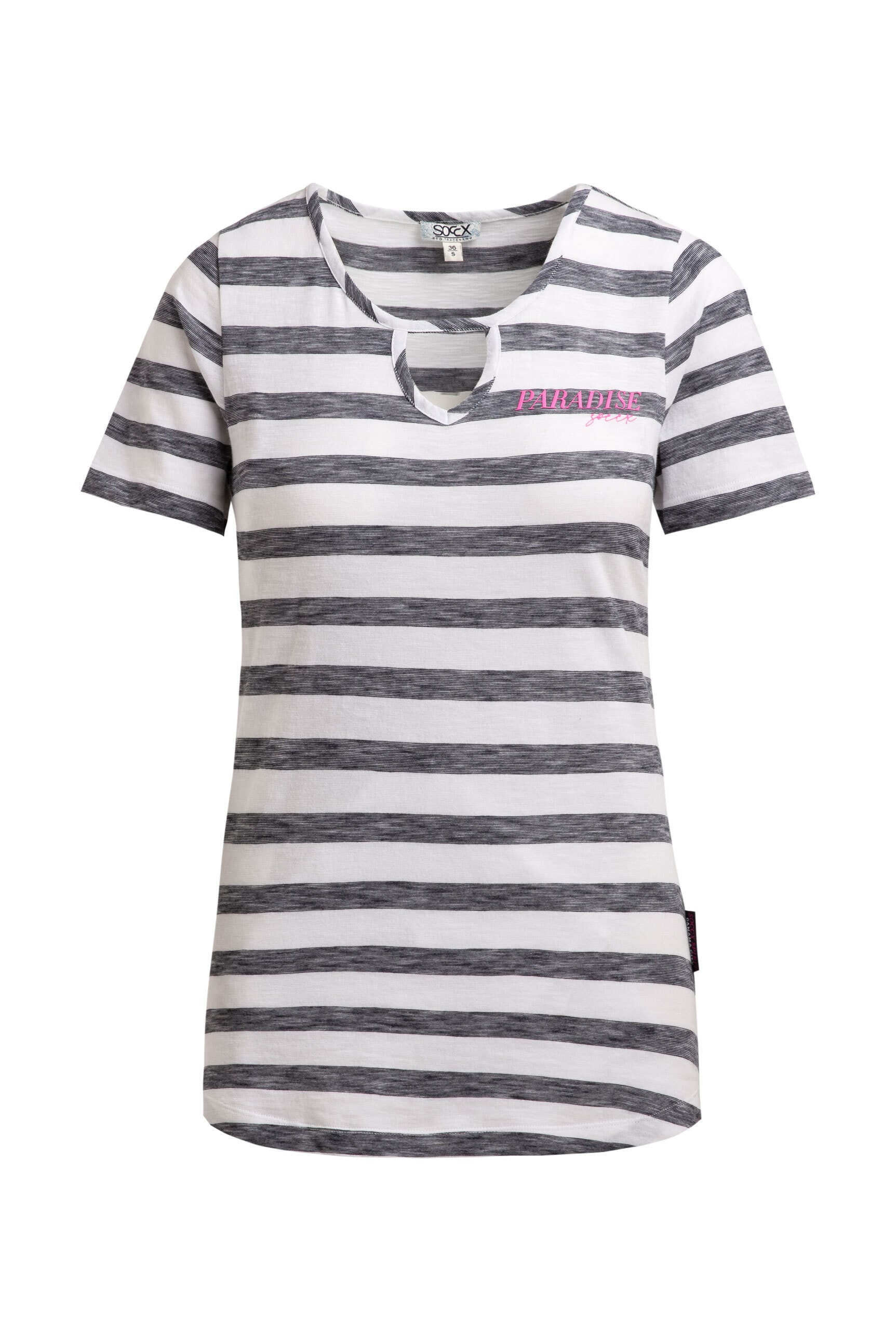 SOCCX Rundhalsshirt mit Cut-Outs