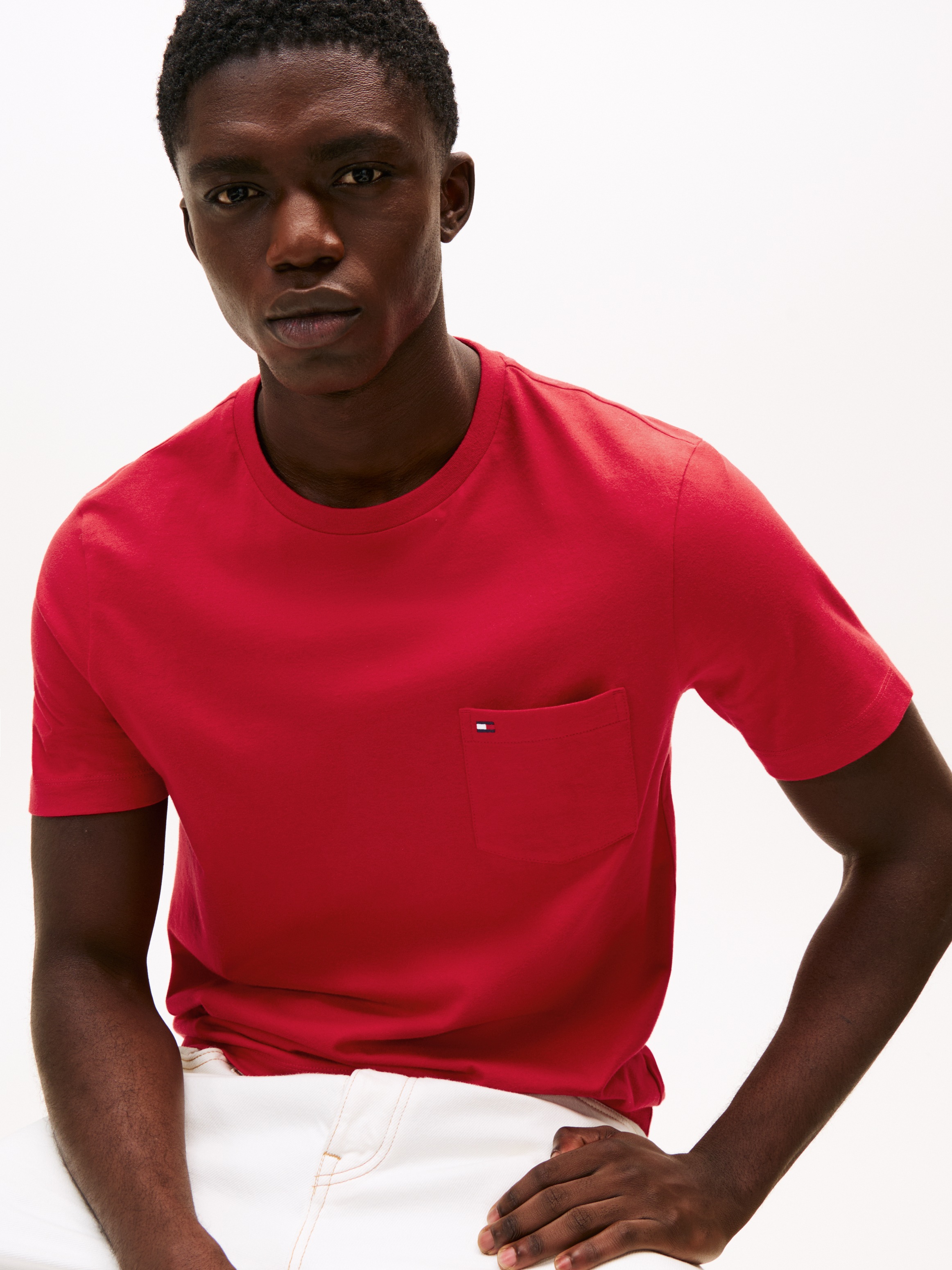 Thumbnail - Tommy Hilfiger T-Shirt "ESSENTIAL SOLID POCKET TEE"