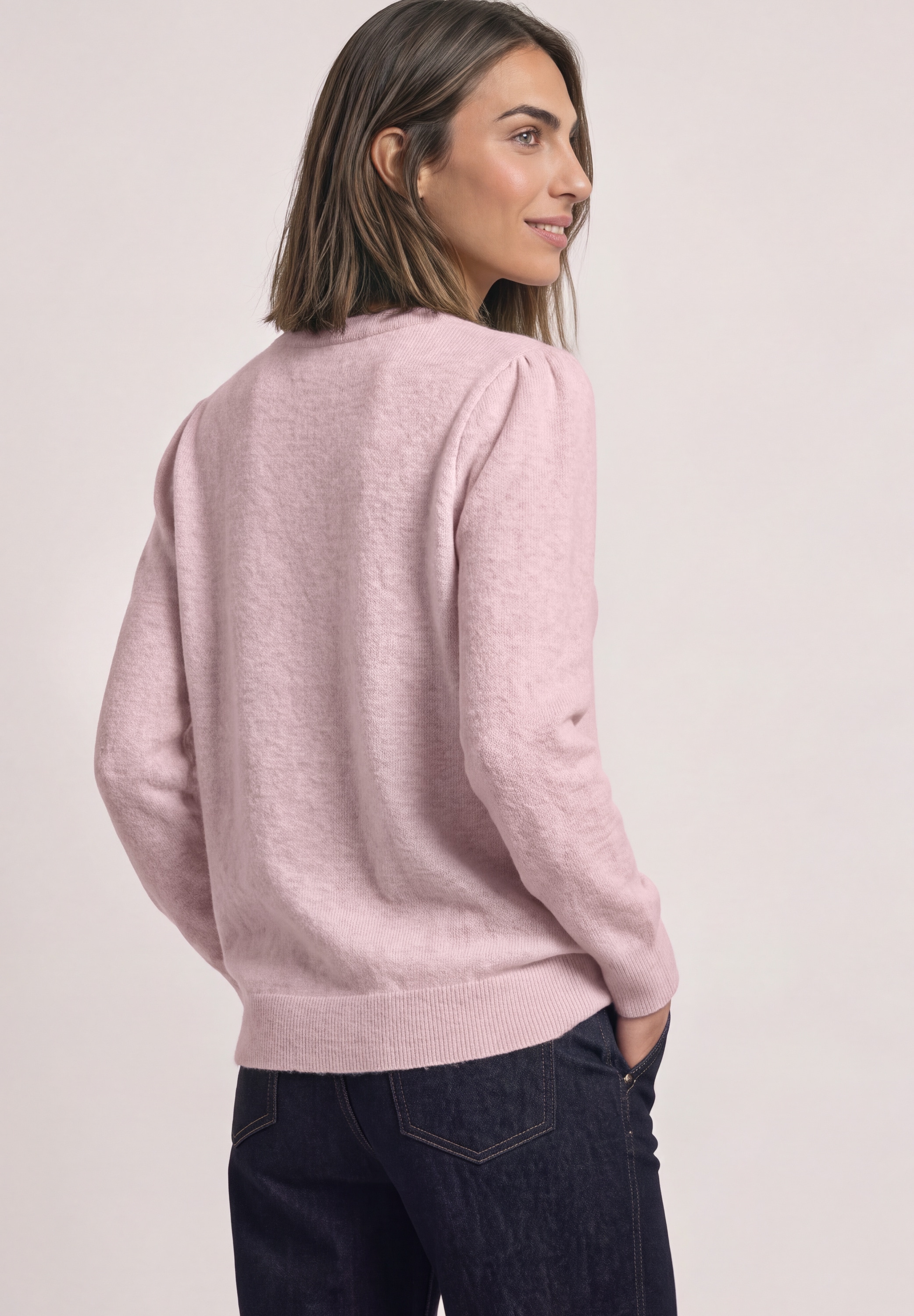 STREET ONE Strickpullover in Unifarbe