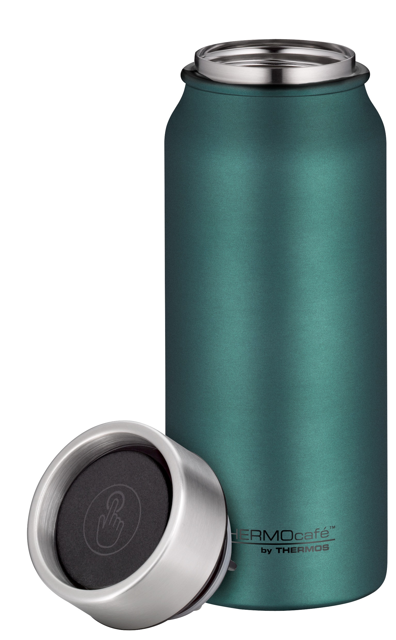 THERMOcafé Thermobecher »TC DRINKING MUG, absolut dicht, spülmaschinenfest«, (1 tlg.), 0,5l, 9h heiß & 20h kalt, zerlegbares Push Button Lid