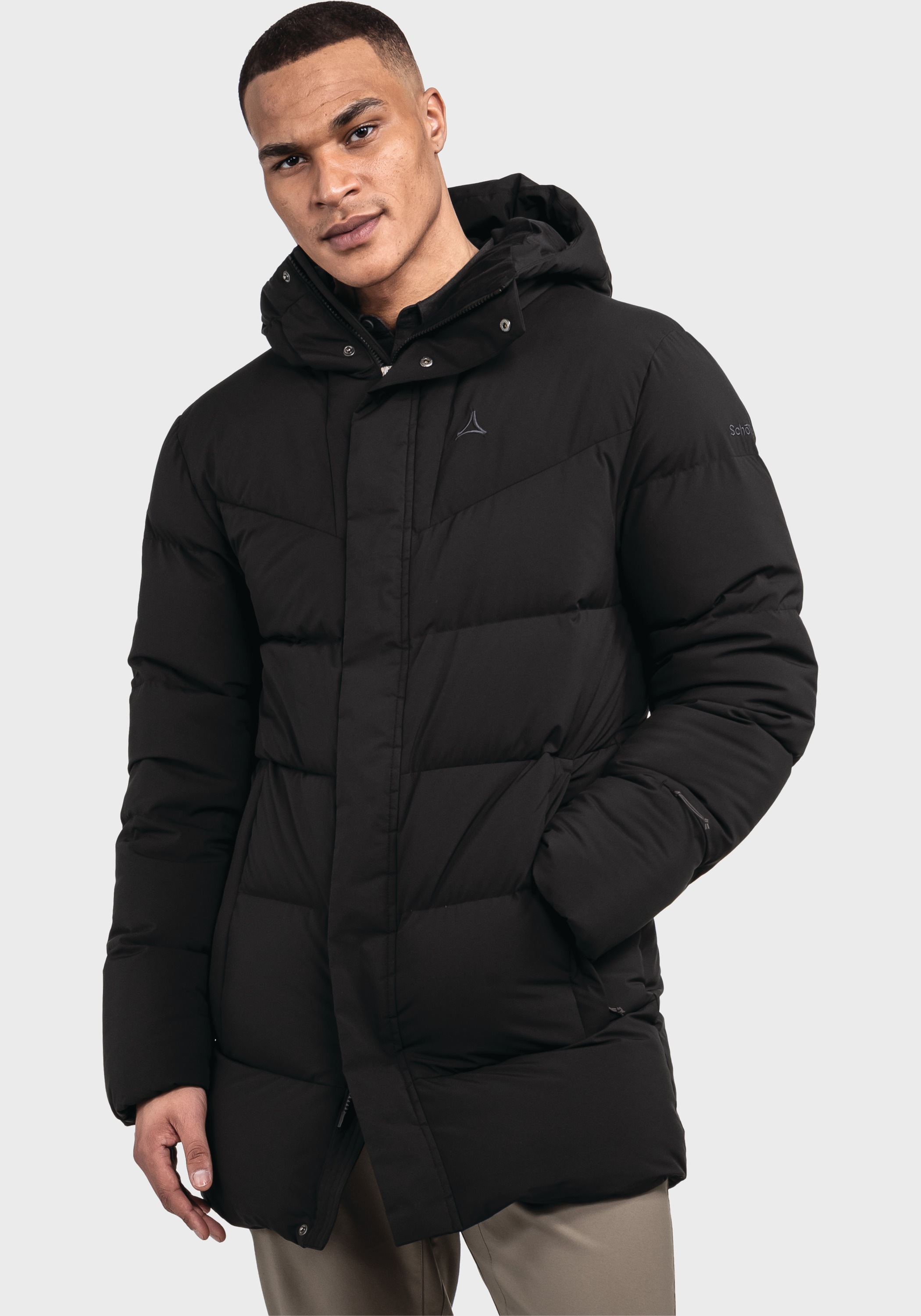 Thumbnail - Schöffel Langjacke "Urban Down Coat Style Cers MNS", mit Kapuze