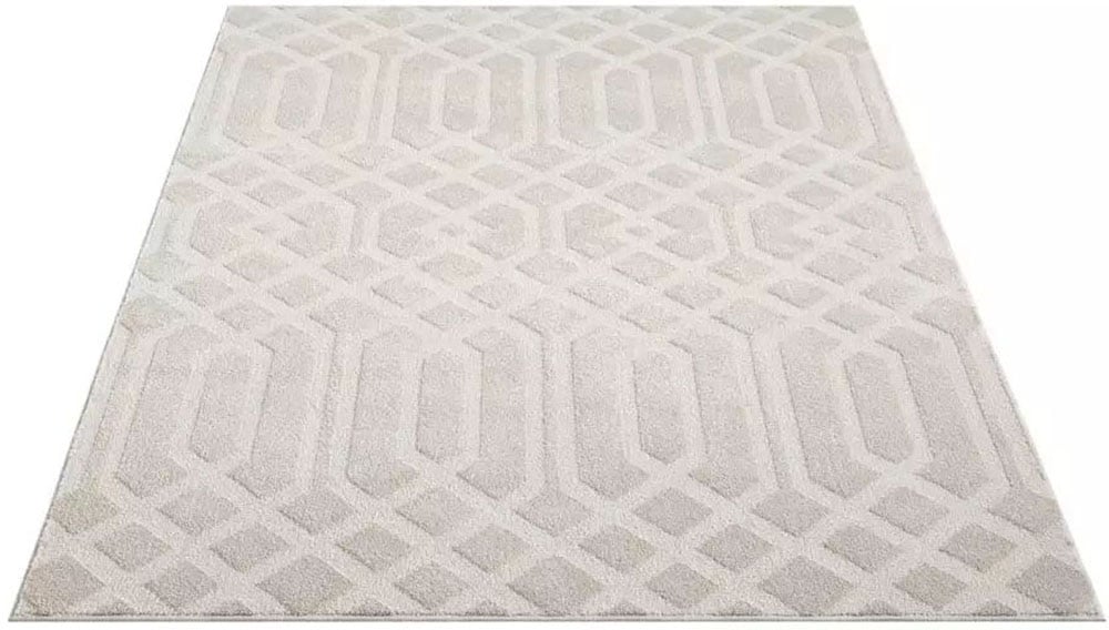 Carpet City Teppich »FLAIR138«, rechteckig, 11 mm Höhe, Kurzflor-Teppich, Skandi-Stil, Wohnzimmer