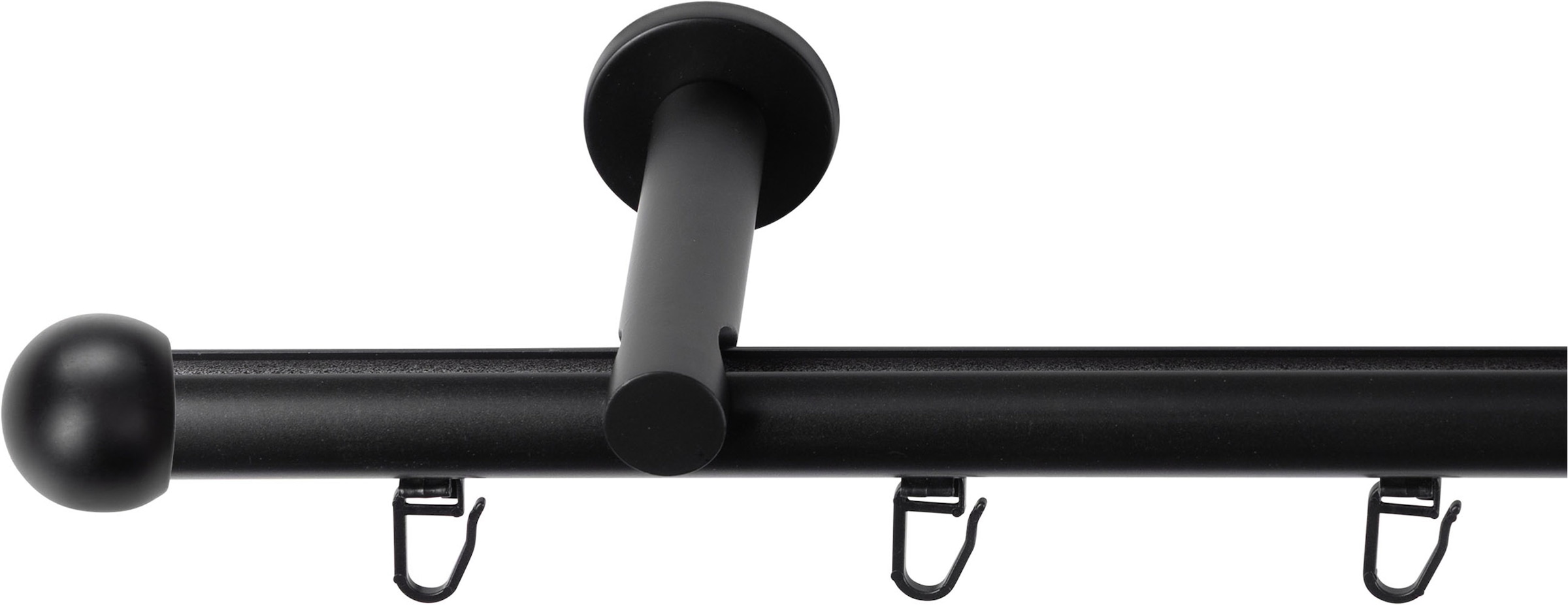 SN DECO GROUP Gardinenstange Ø 19 mm 1 läufig-läufig Fixmaß;kürzbar
