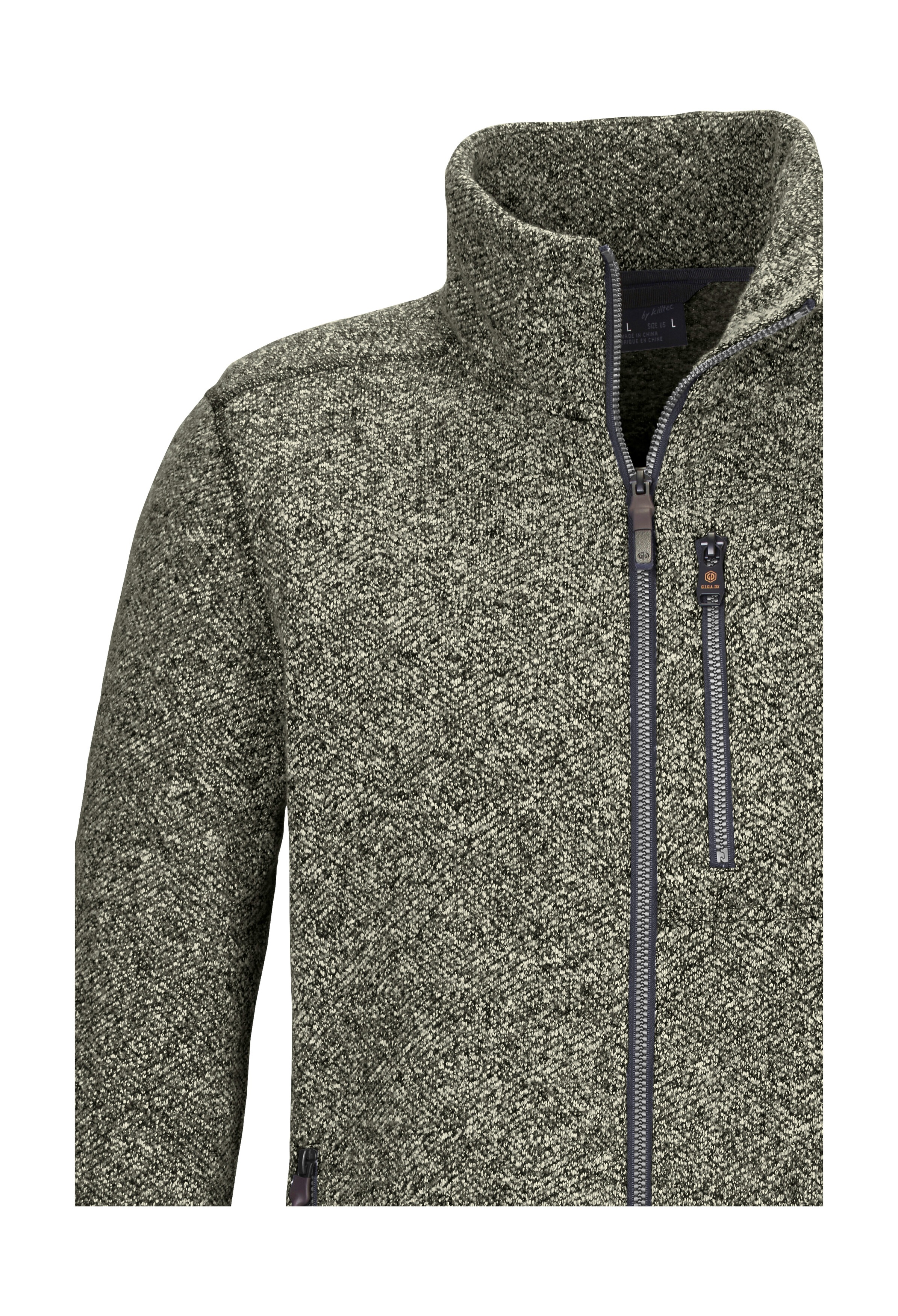 Thumbnail - G.I.G.A. DX by killtec Fleecejacke "GW 55 MN KNTFLC JCKT" Zeitlose Strickfleecejacke, recyceltes Material, Taschen mit Z...