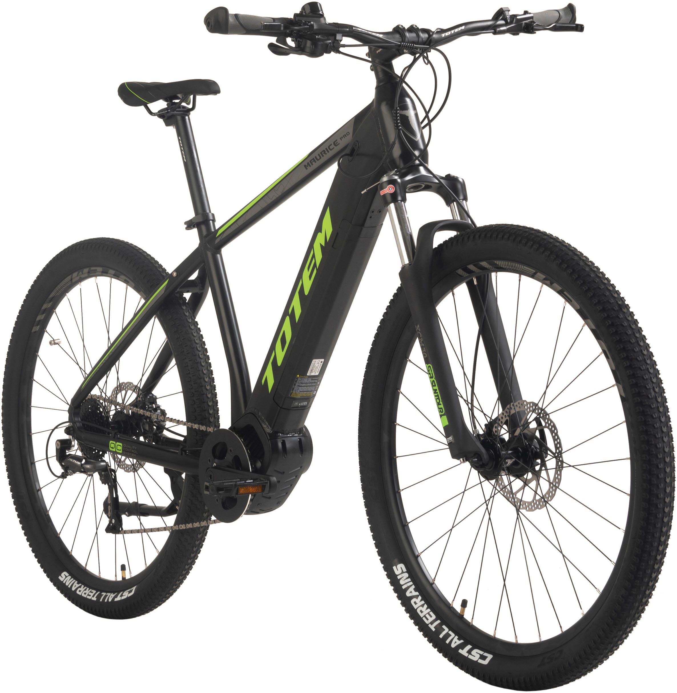 TOTEM E-Bike »Maurice Pro«, 9 Gang, Shimano, Altus, Mittelmotor 250 W, Pedelec, Elektrofahrrad für Damen u. Herren, MTB