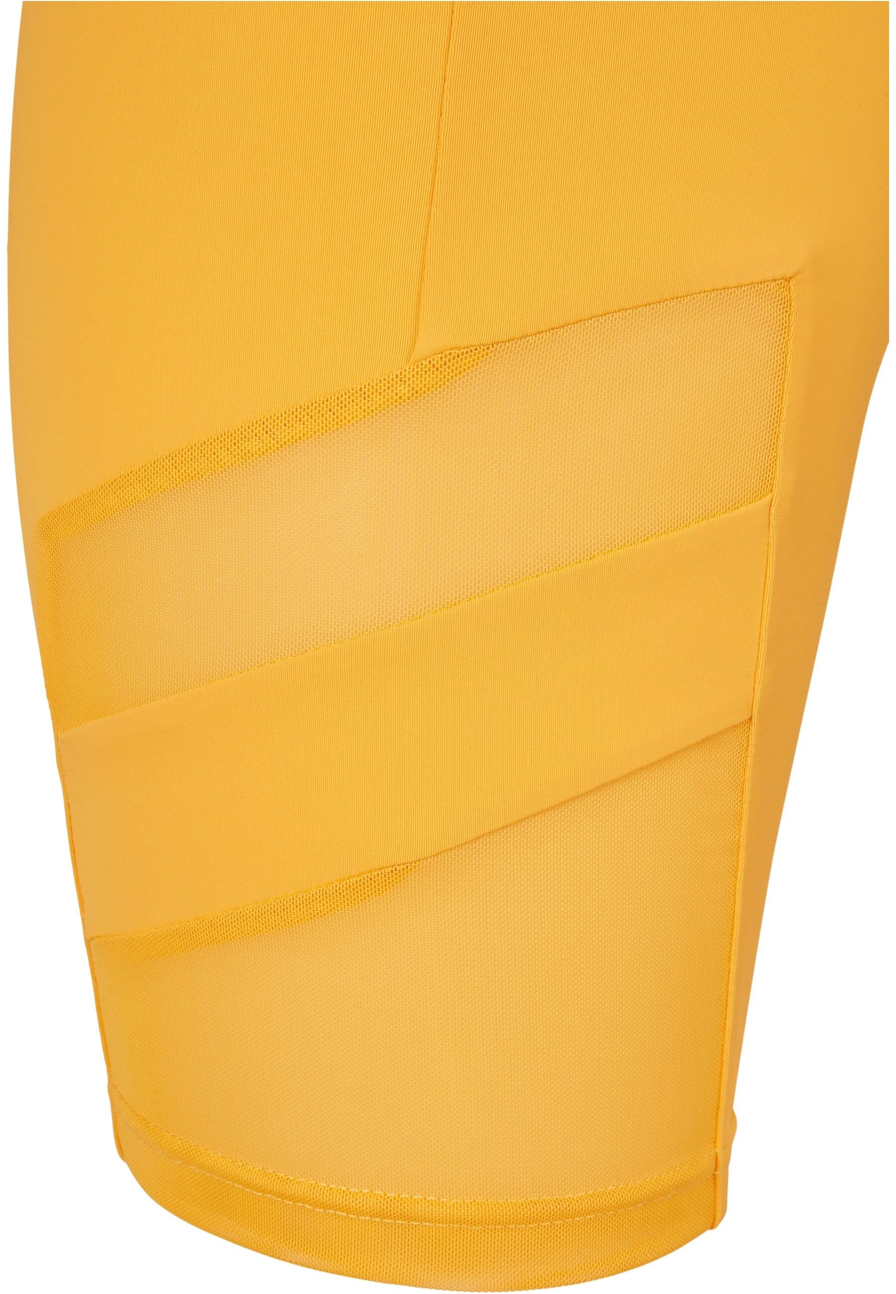 URBAN CLASSICS Stoffhose »Urban Classics Damen Ladies High Waist Tech Mesh Cycle Shorts«, (1 tlg.)