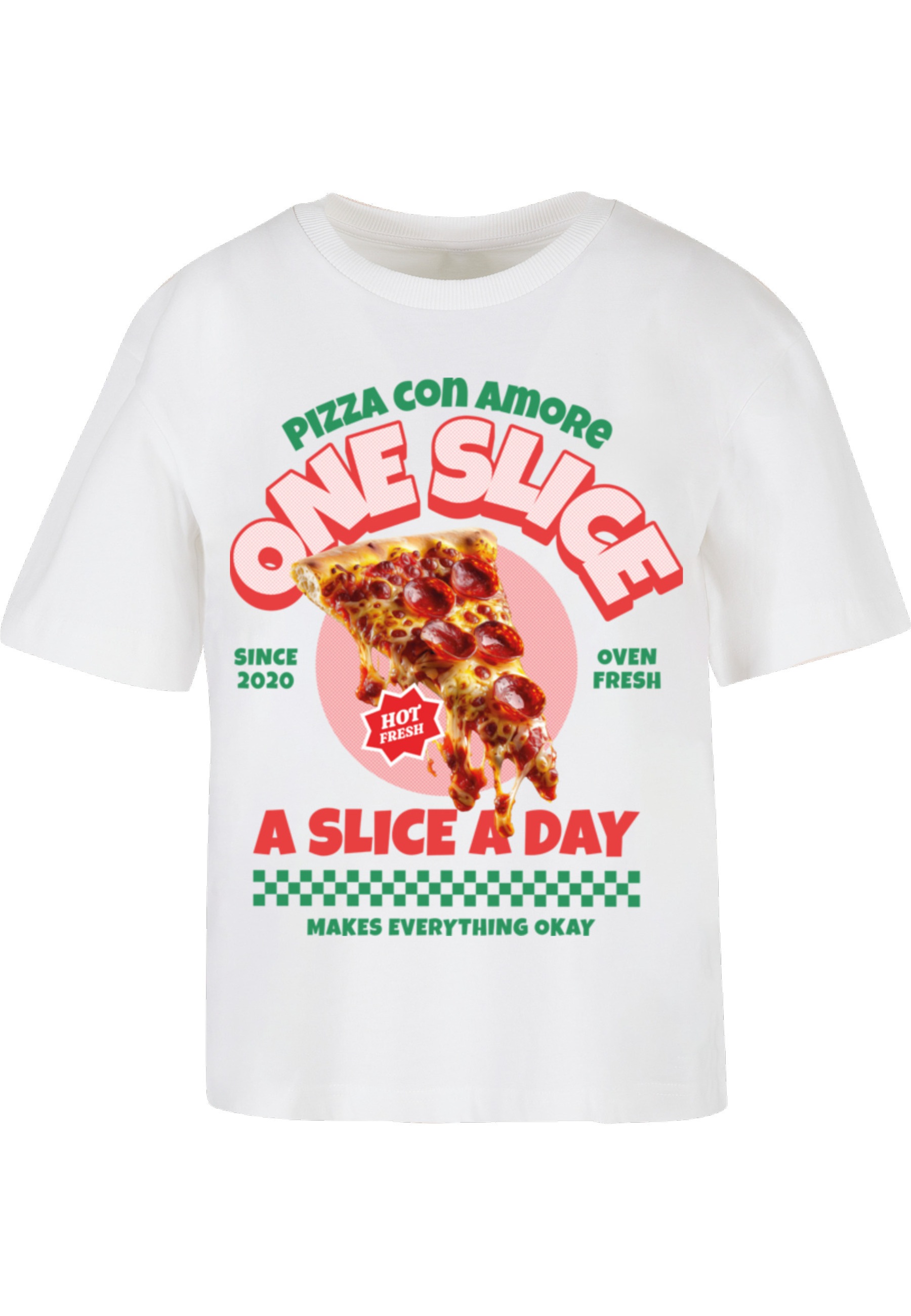 Miss Tee T-Shirt "Miss Tee Pizza Con Amore Tee" 1 Stk. günstig online kaufen