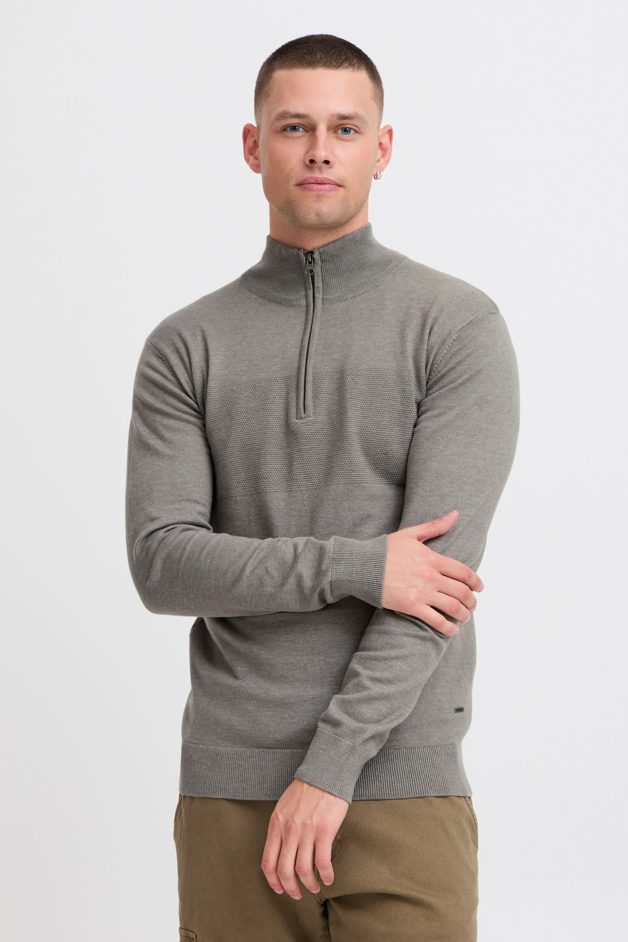 INDICODE IDErno Men's Pullover Grey Mix 3XL 2