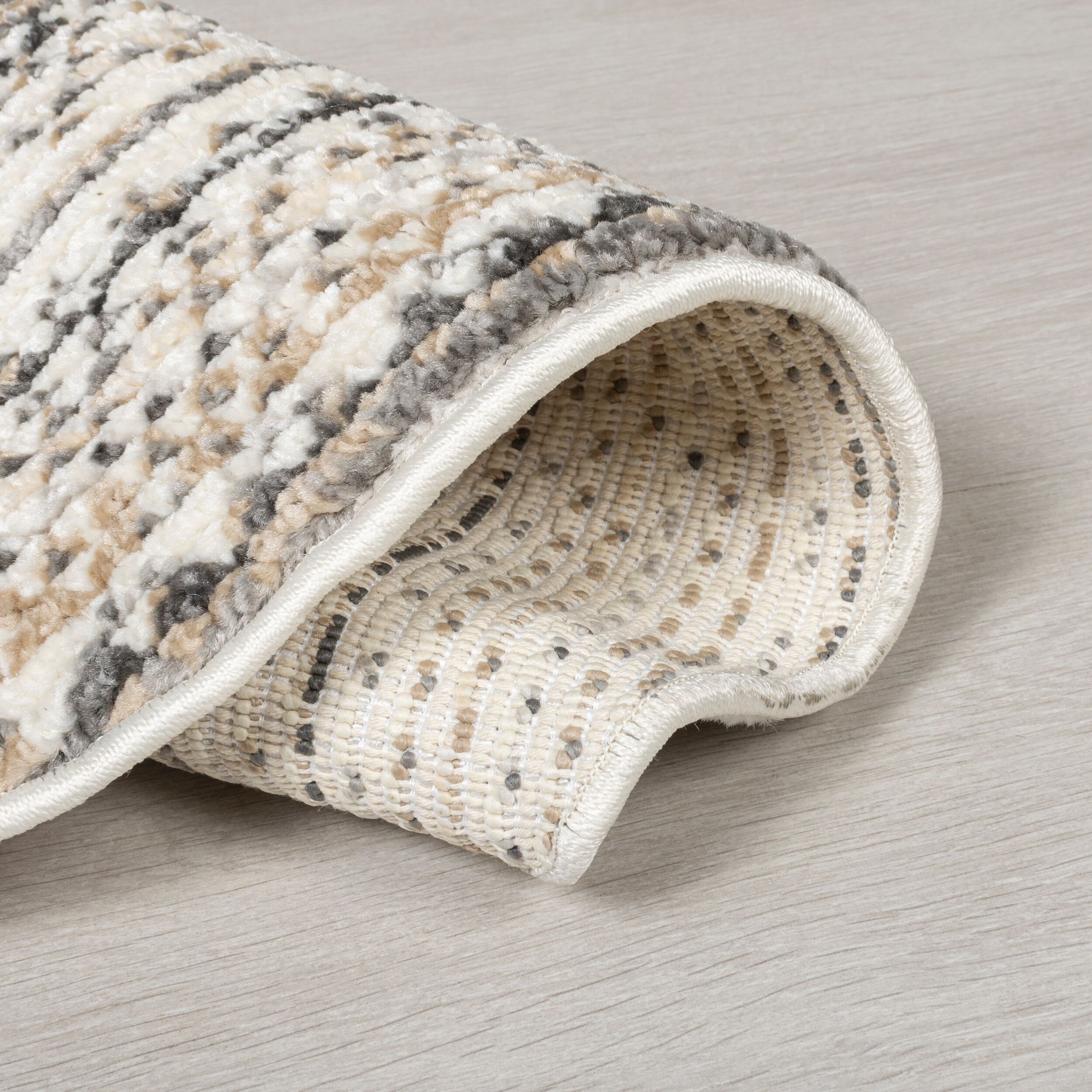 FLAIR RUGS Teppich »Camino Abstraktes«, rund, 8 mm Höhe, Abstraktes Teppich
