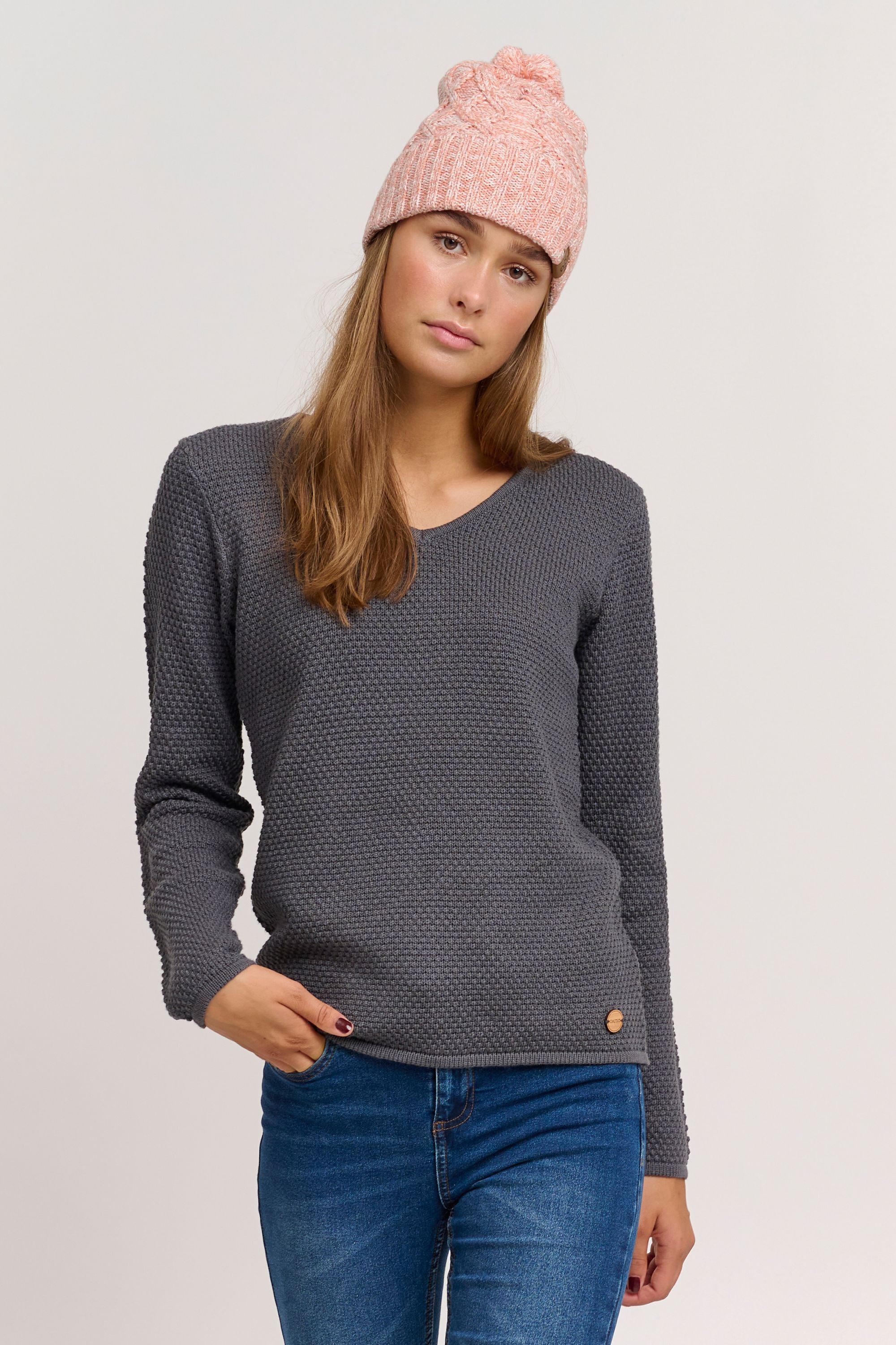 OXMO Strickmütze »Strickmºtze OXPom«