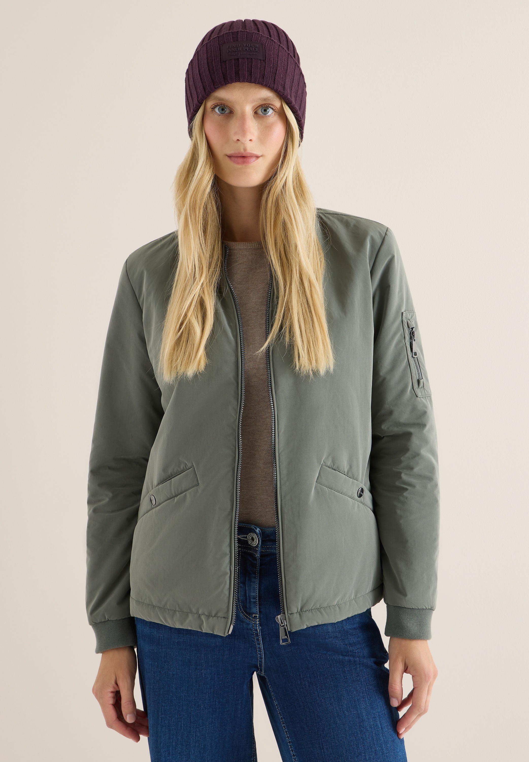 Cecil Strickmütze in Ripp Optik günstig online kaufen