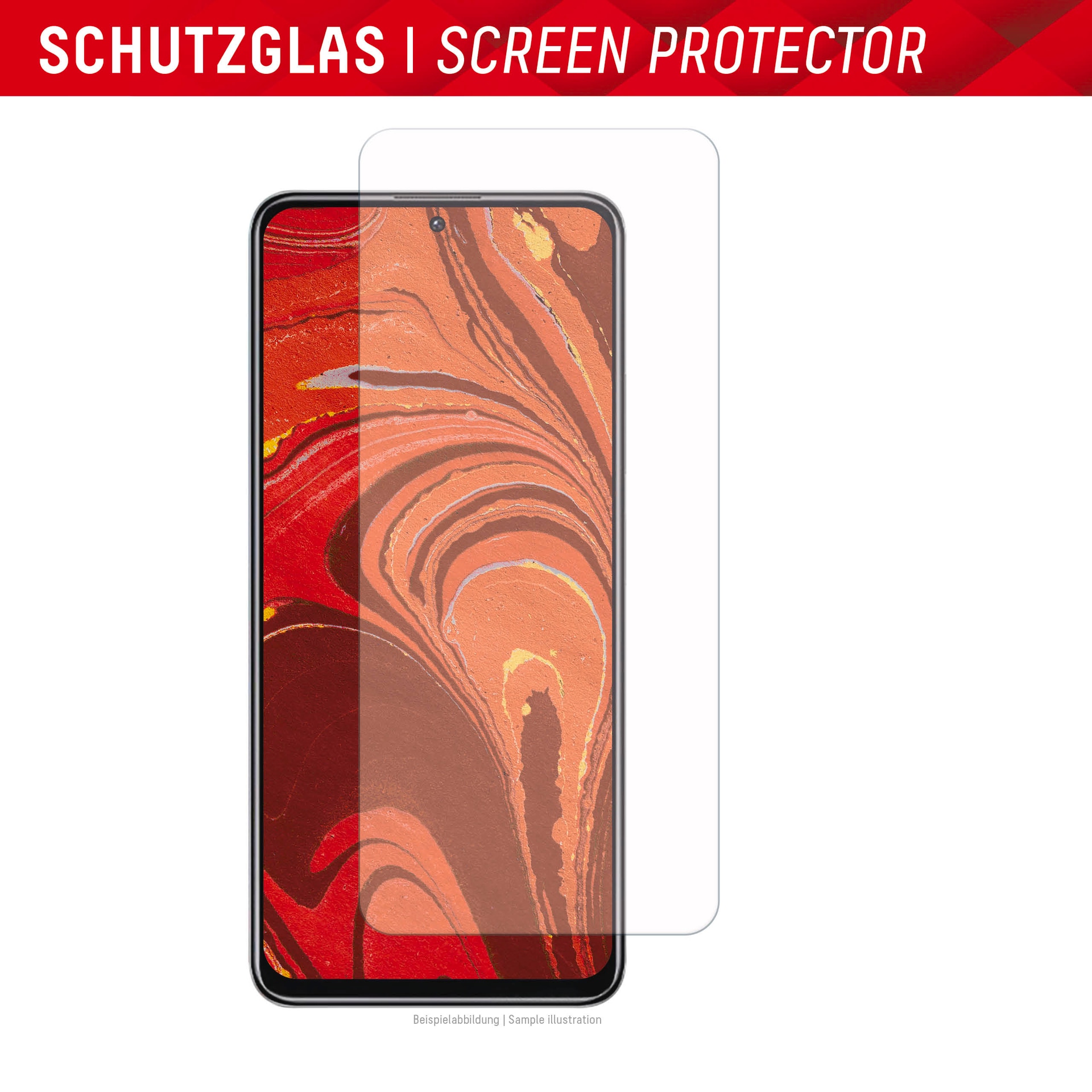 Displex Displayschutzglas »Smart Glass«, für Xiaomi Redmi 12 (5G), Displayschutzfolie Displayschutz kratzer-resistent 9H unzerbrechlich